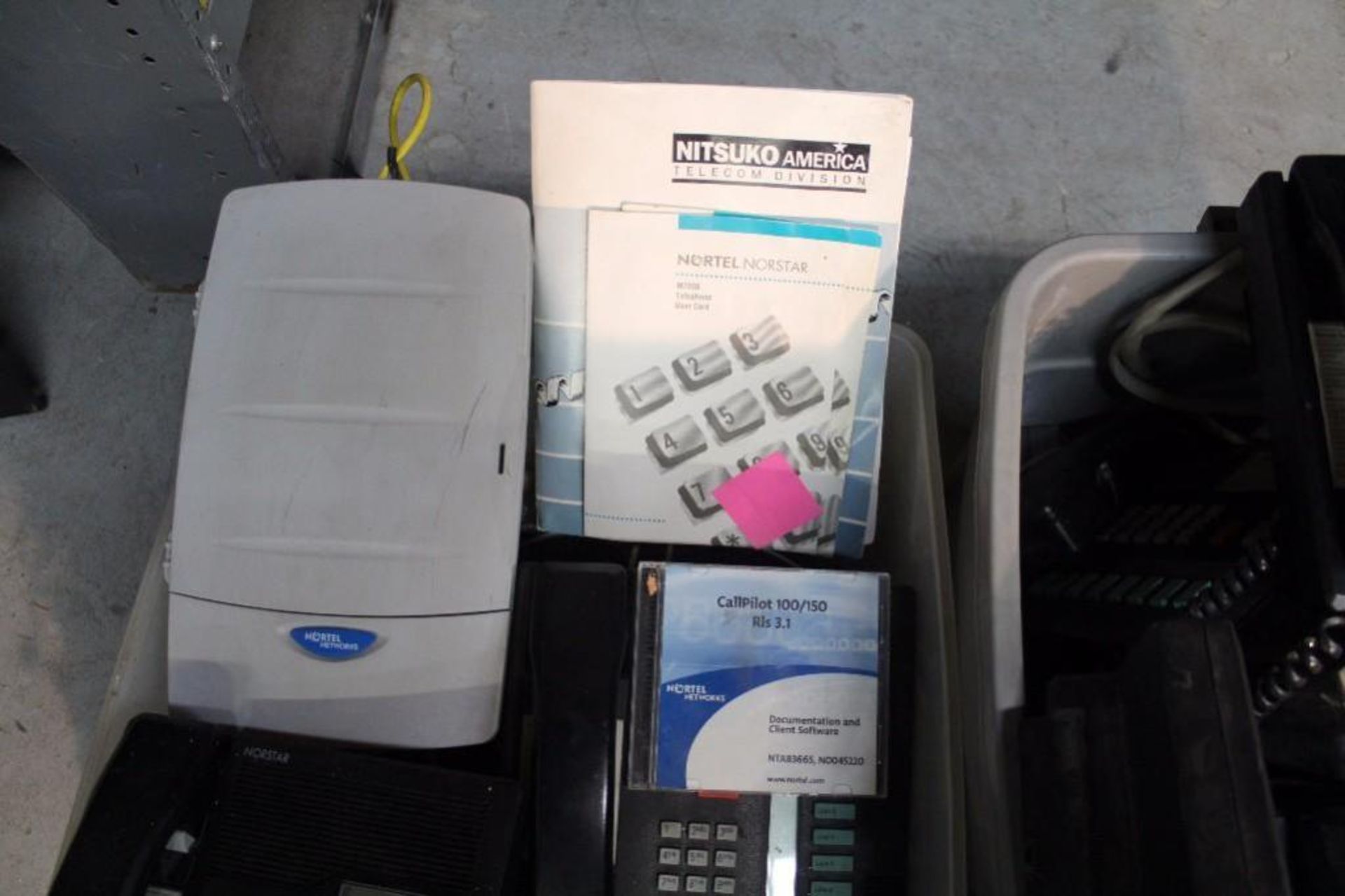 Phone system with phones Manufacturer : Meridian/ Norstar Model: Nntm04DeJ3v - Image 2 of 6