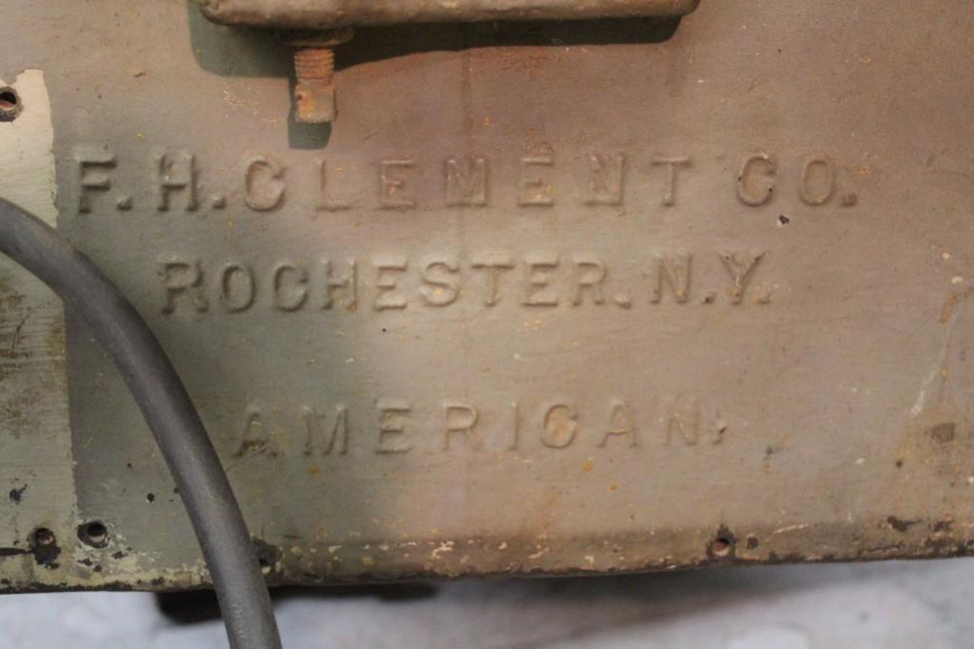 American F.H Clement 16 inch jointer 3HP/220v/3ph - Image 5 of 16