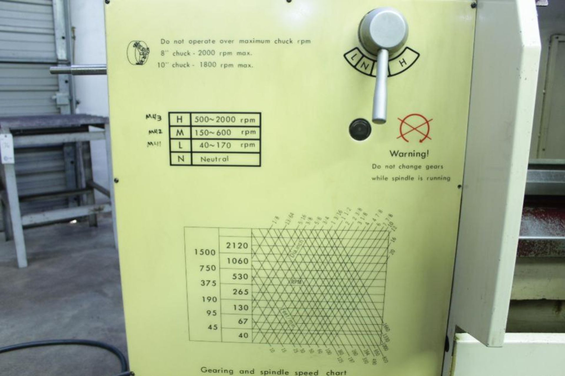 ChevalierModelFCL-1860ACNC Lathe Year: 1997 Serial #: X2865001 Size: 18" X 60" Electric 230 3PH 40-2 - Image 9 of 12