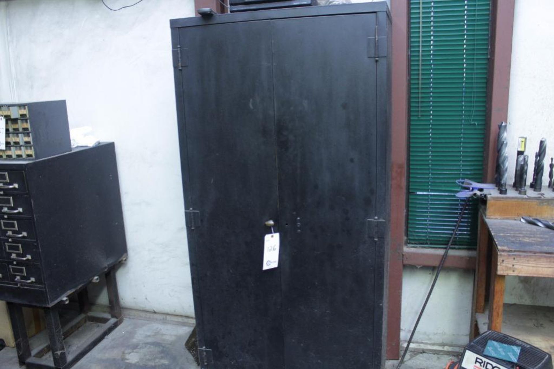 Steel cabinet Size: 36"W X 18"D X 72"H