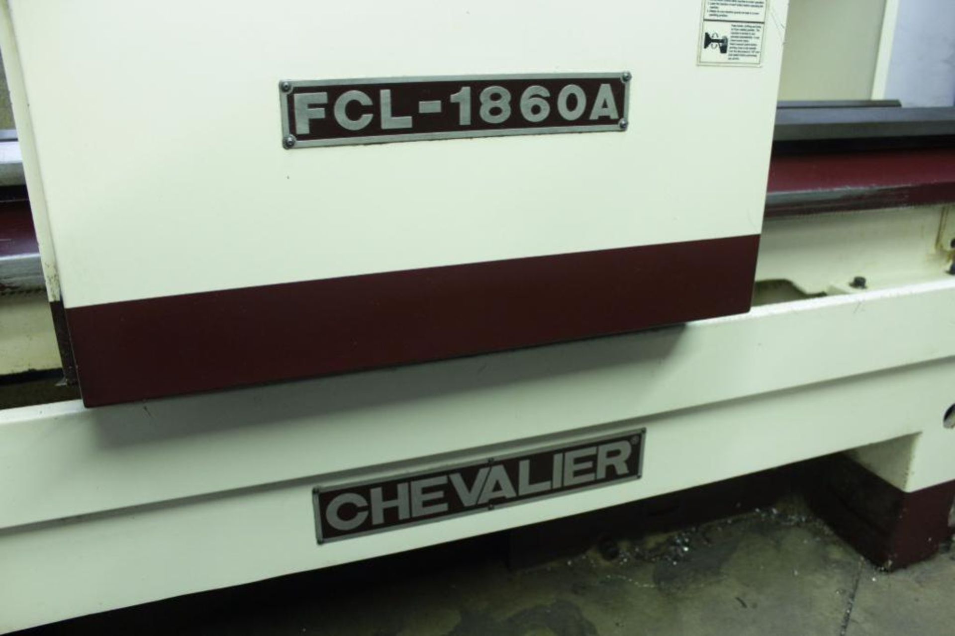 ChevalierModelFCL-1860ACNC Lathe Year: 1997 Serial #: X2865001 Size: 18" X 60" Electric 230 3PH 40-2 - Image 10 of 12