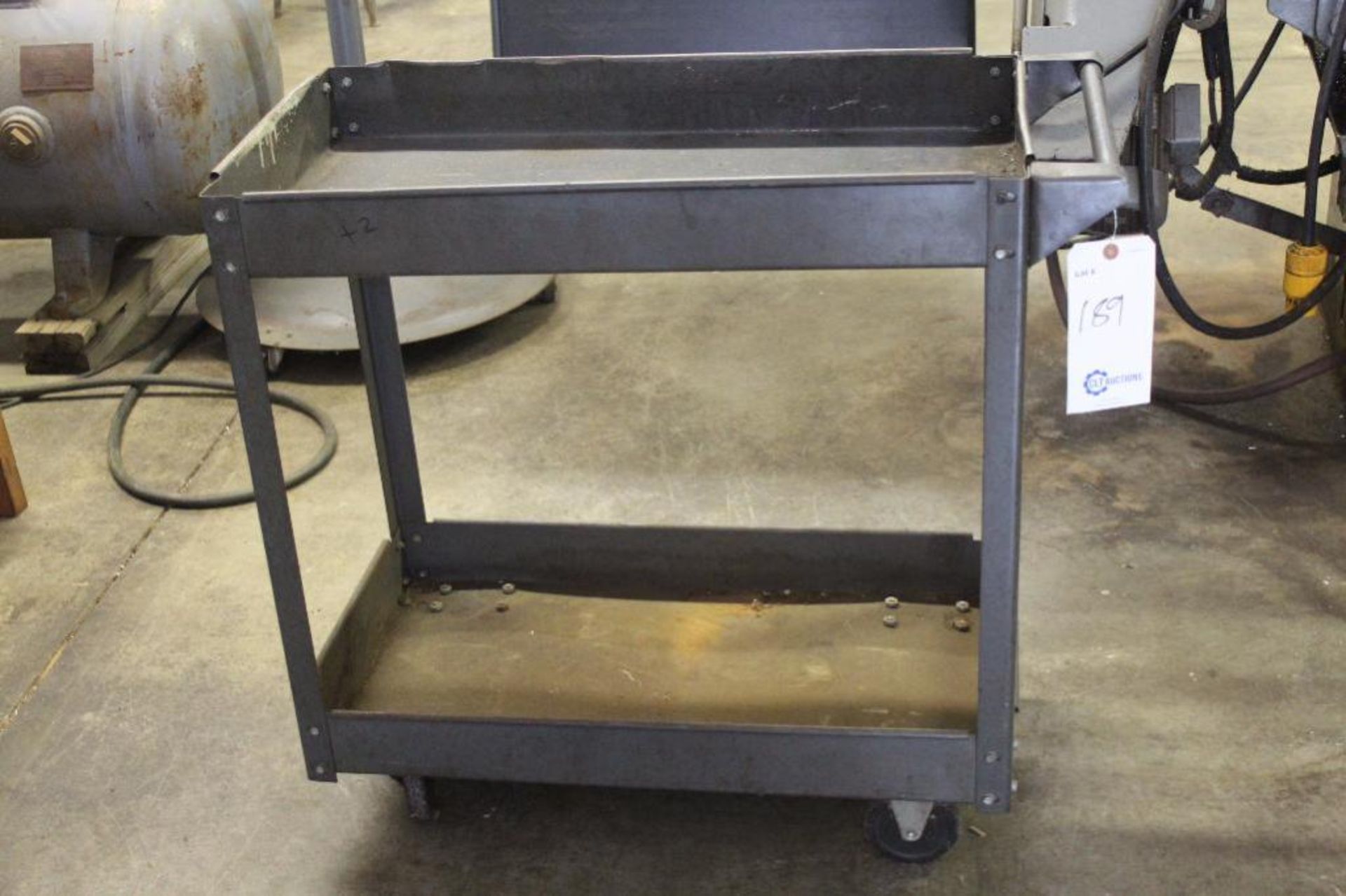 Steel tray cart Size: 30"W X 16"D X 31"H