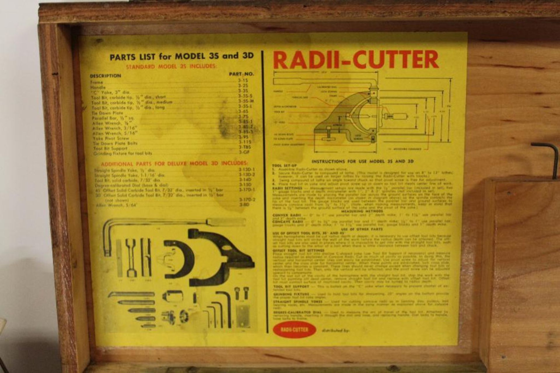 Holdridge model 3-D RADII-CUTTER - Image 3 of 5