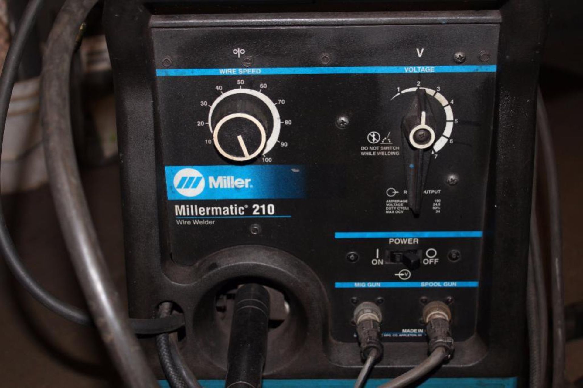Miller Millermatic 210 welder & accessories W/ Spoolmatic 3035 Spool