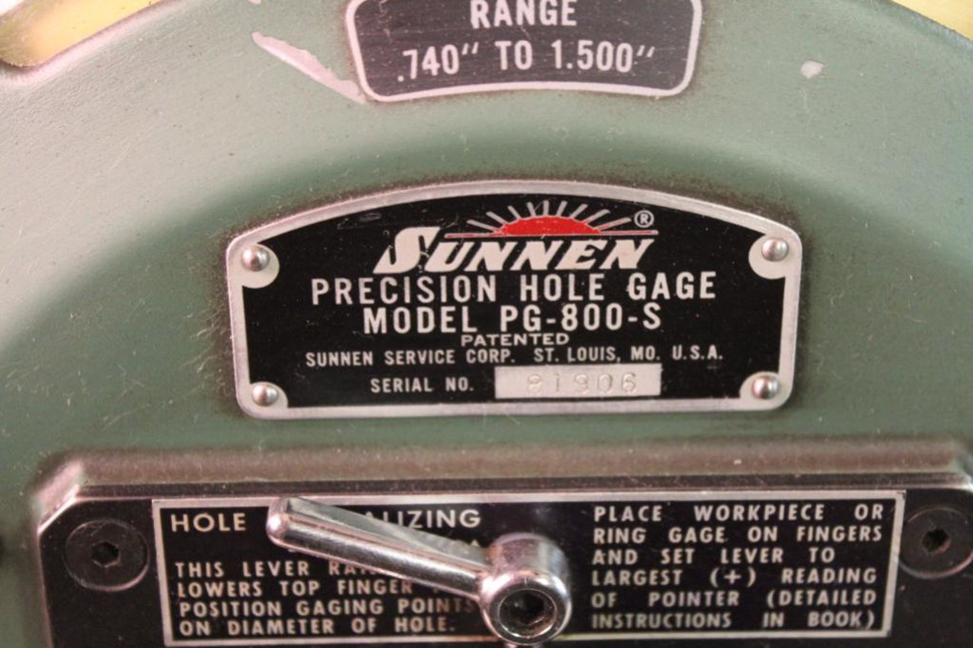 Sunnen PG-800-S precision hole gage - Image 4 of 6