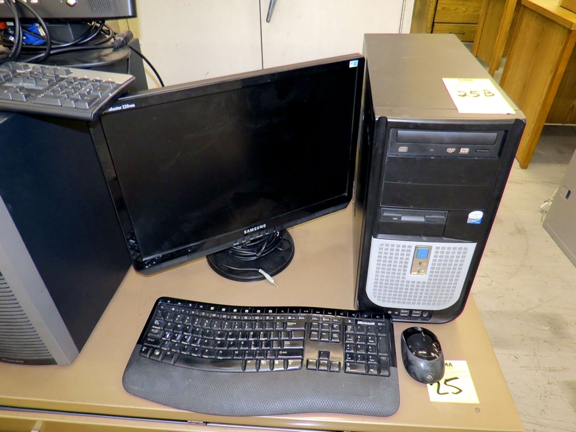 Generic Computer, Core 2 Duo Processor, Samsung Monitor, Keyboard and Mouse