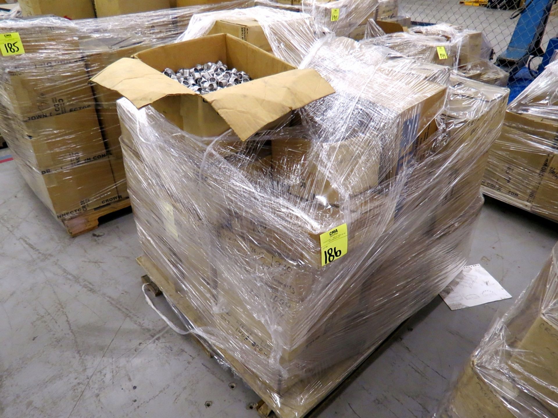 Pallet of assorted inventory