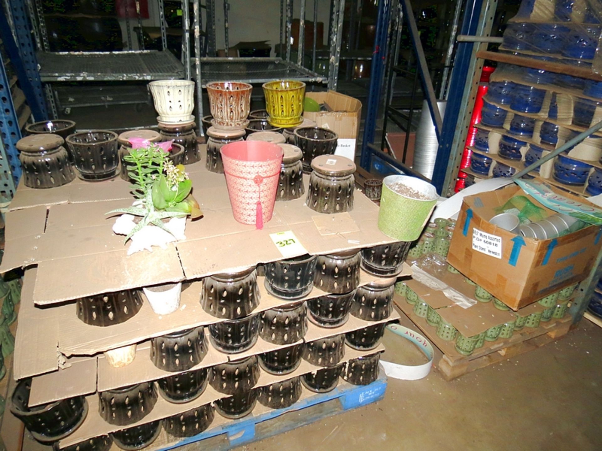 Lot 2 Pallets Assorted Pots & 6" Orchid Pots