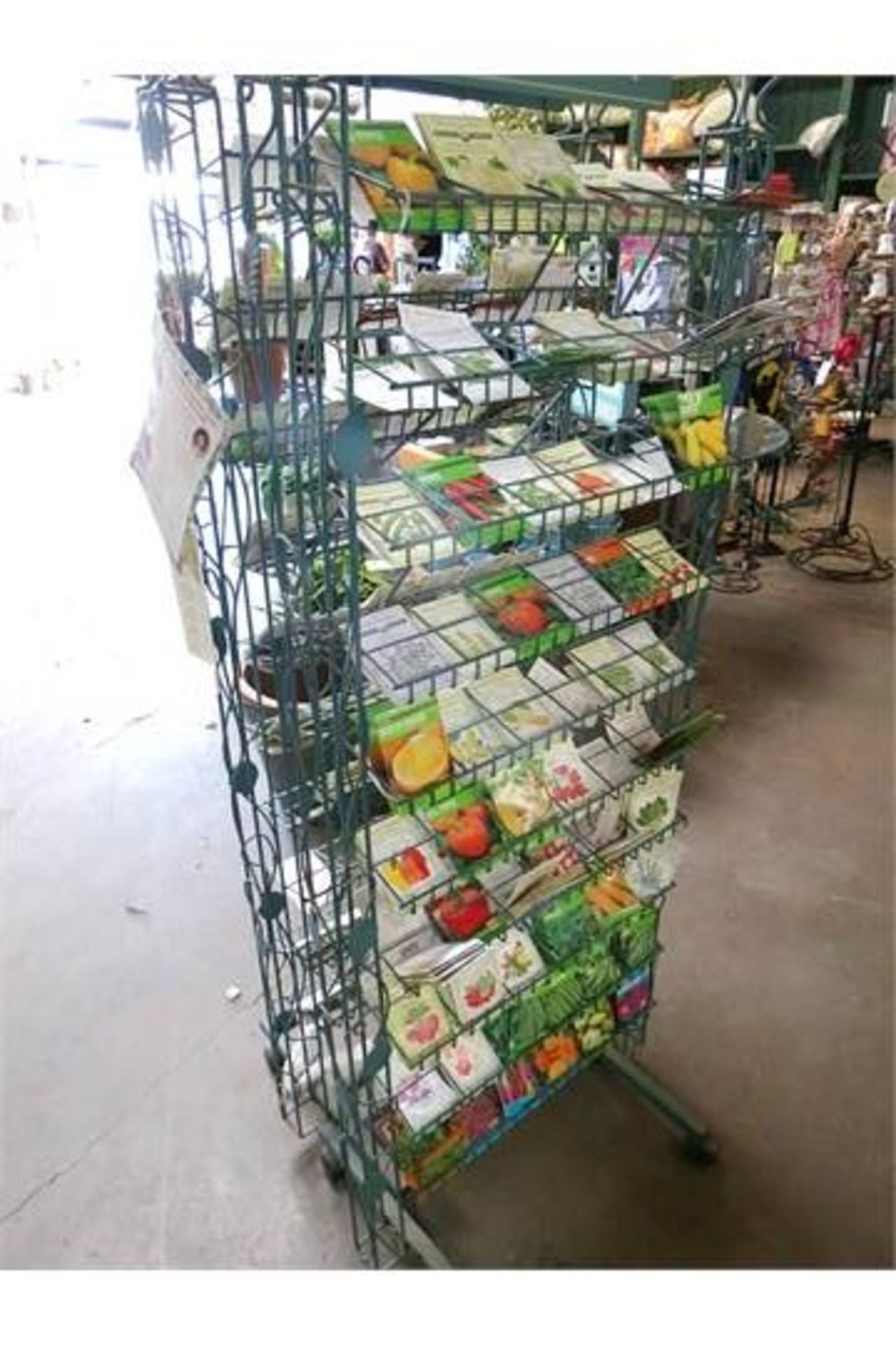 Lot Garden Seeds w/Seed Display Rack - Image 2 of 2