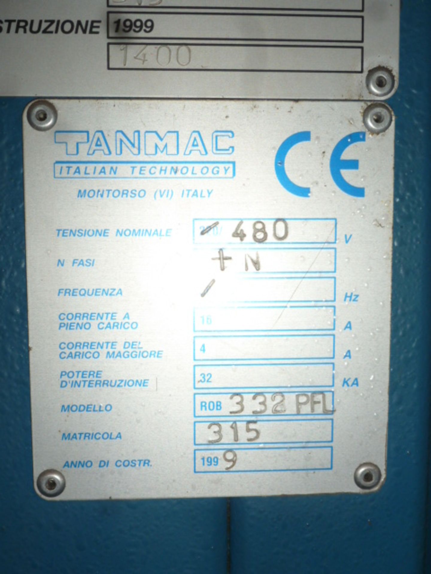 1999 Tanmac Stacker Machine, m/n ROB 3 32 HL, s/n 315 - Image 7 of 8