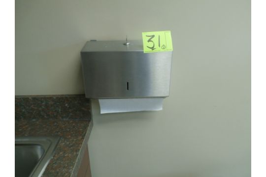 S/S Paper Towel Dispenser w/key (2) - Image 1 of 2