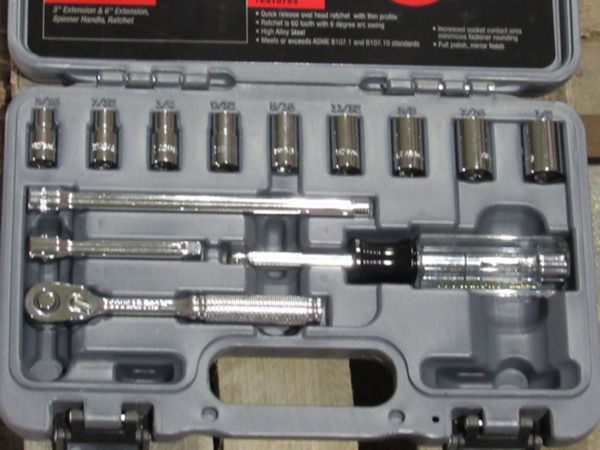 (qty - 2) 13 Piece 1/4" Socket Sets- - Image 5 of 6