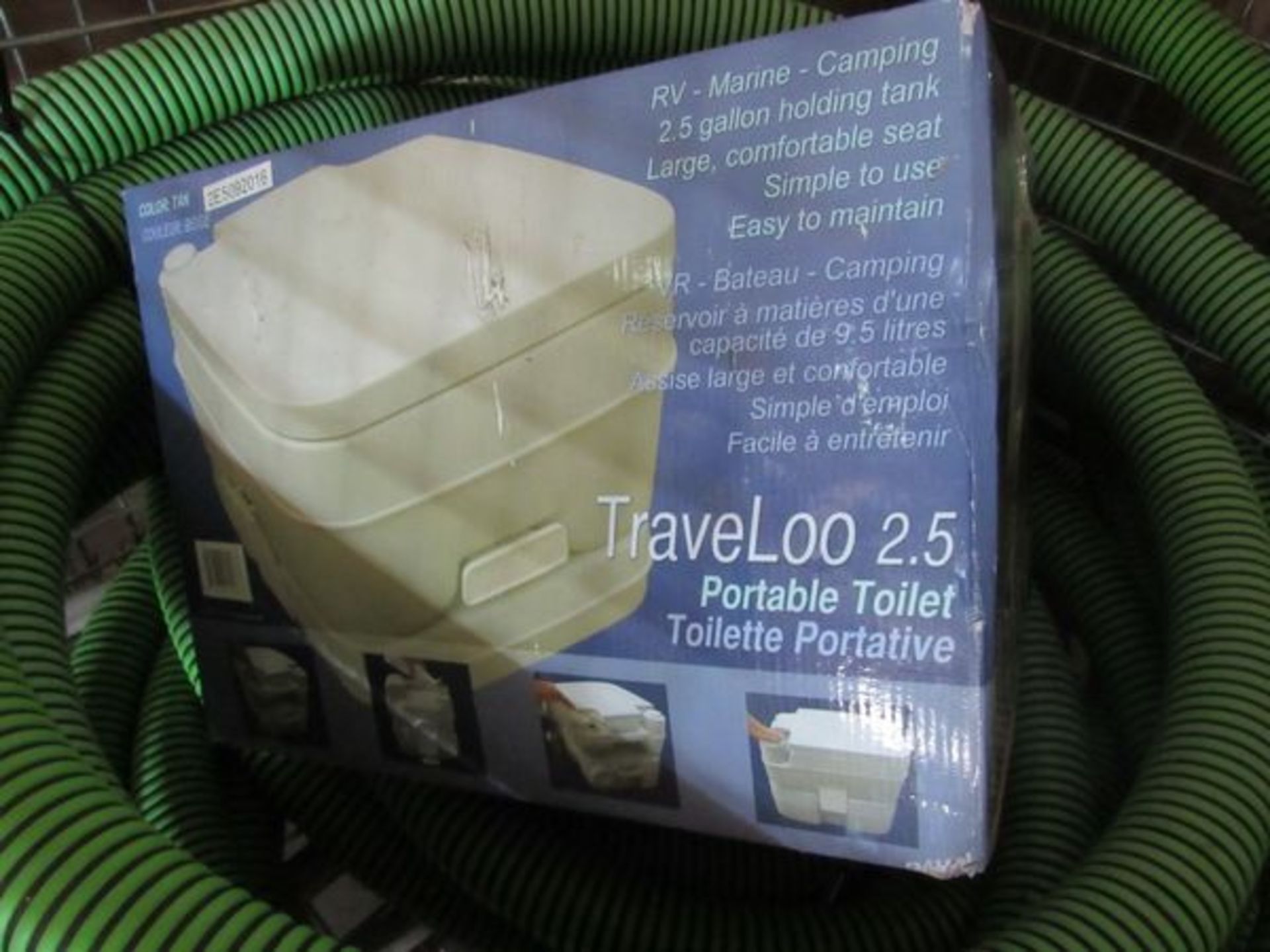 Portable Toilet and Hose- - Image 6 of 6
