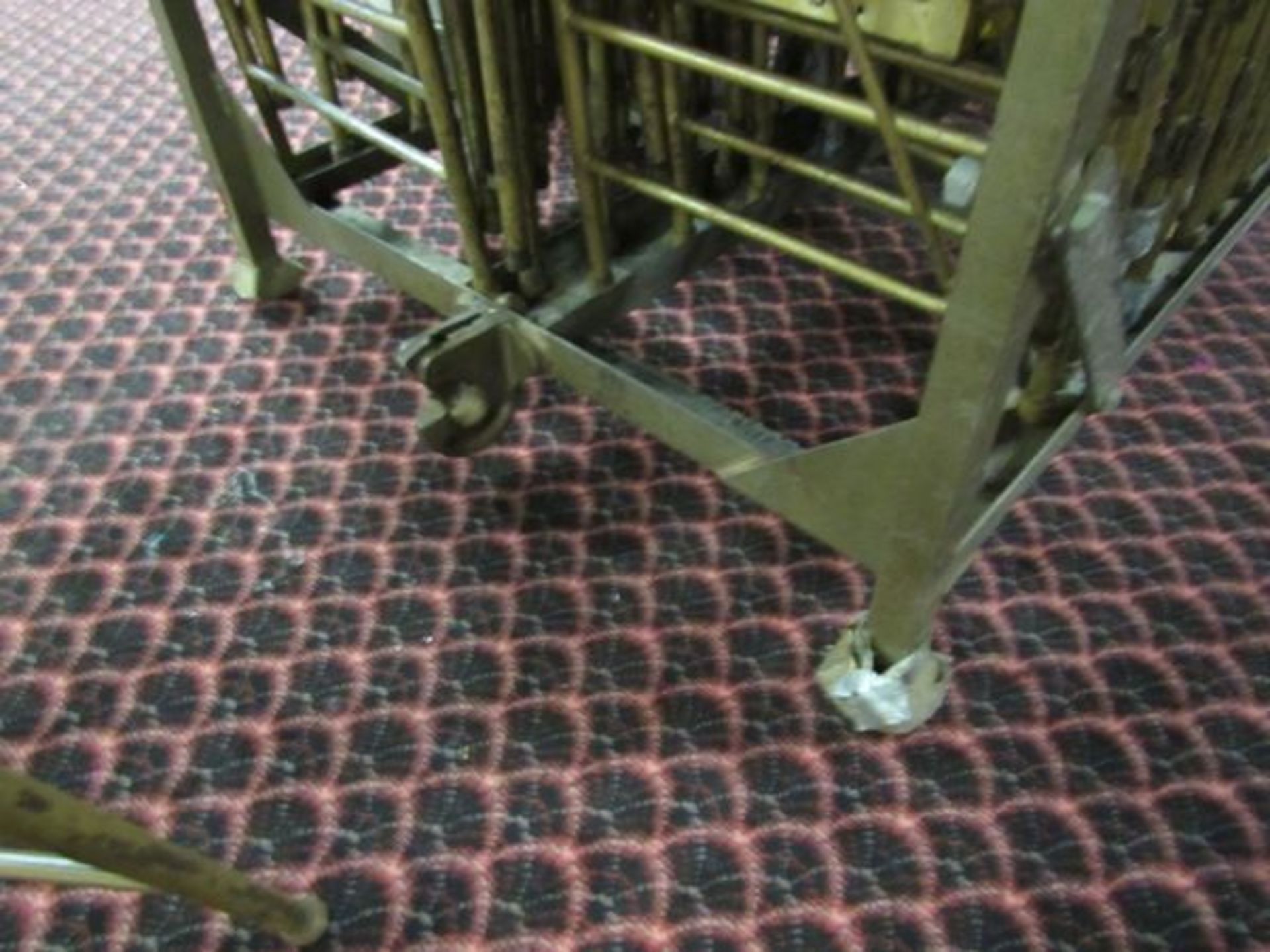 (qty - 50) Folding Chairs w/ Rolling Cart- - Image 6 of 8