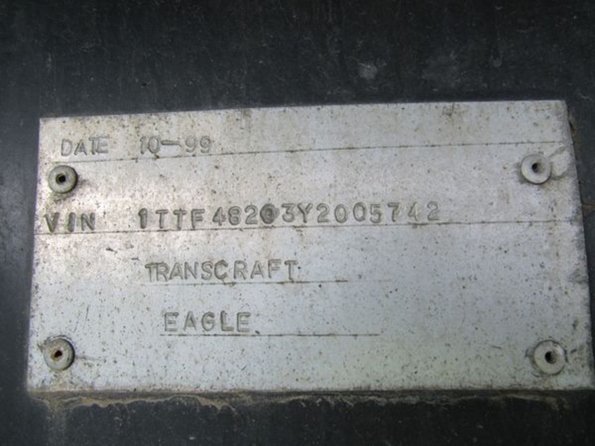 1999 Transcraft 48' Flatbed Trailer- - Image 9 of 14