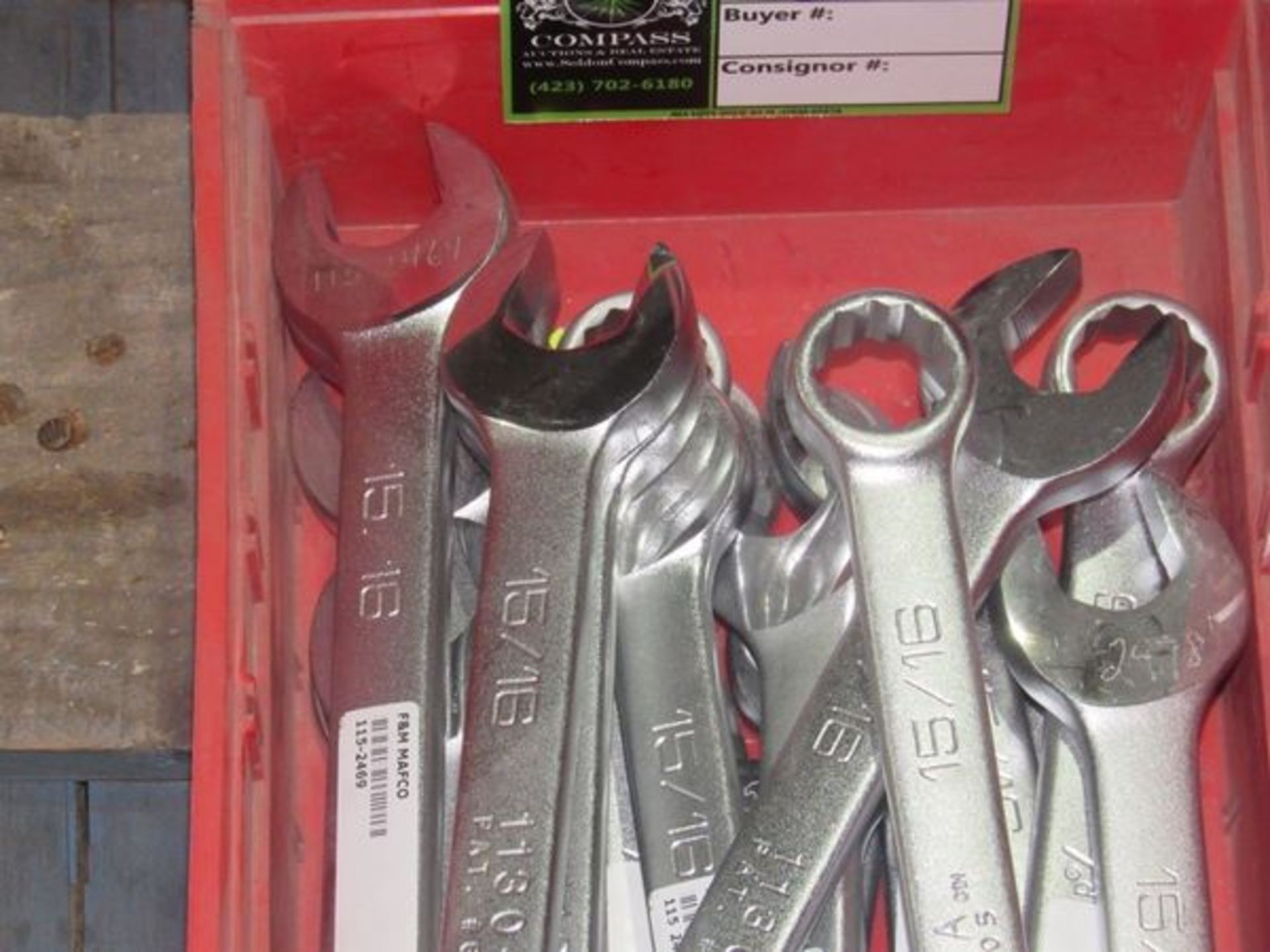 (qty - 22) Combo Wrenches- - Image 3 of 4