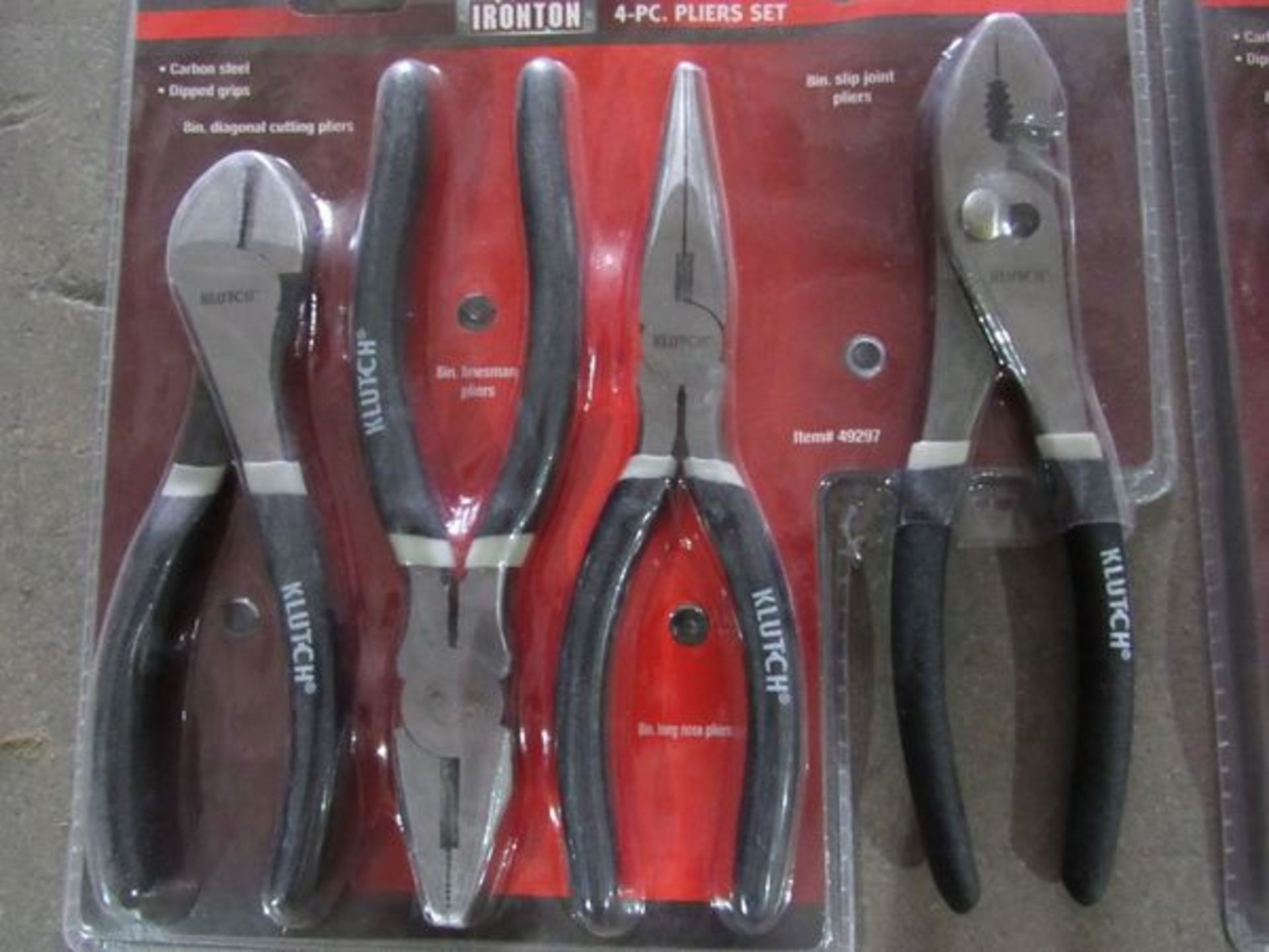 (qty - 8) 4pc Pliers Sets- - Image 4 of 4