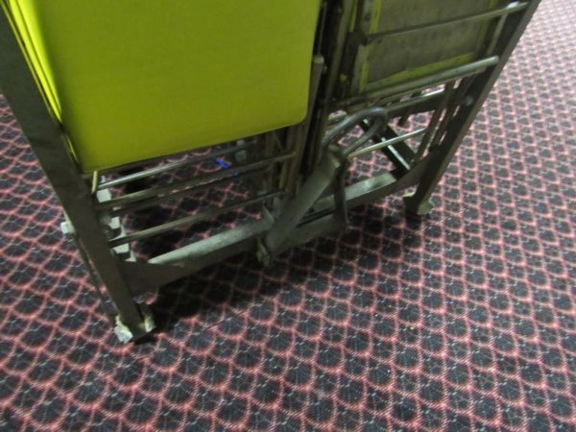 (qty - 50) Folding Chairs w/ Rolling Cart- - Image 7 of 8