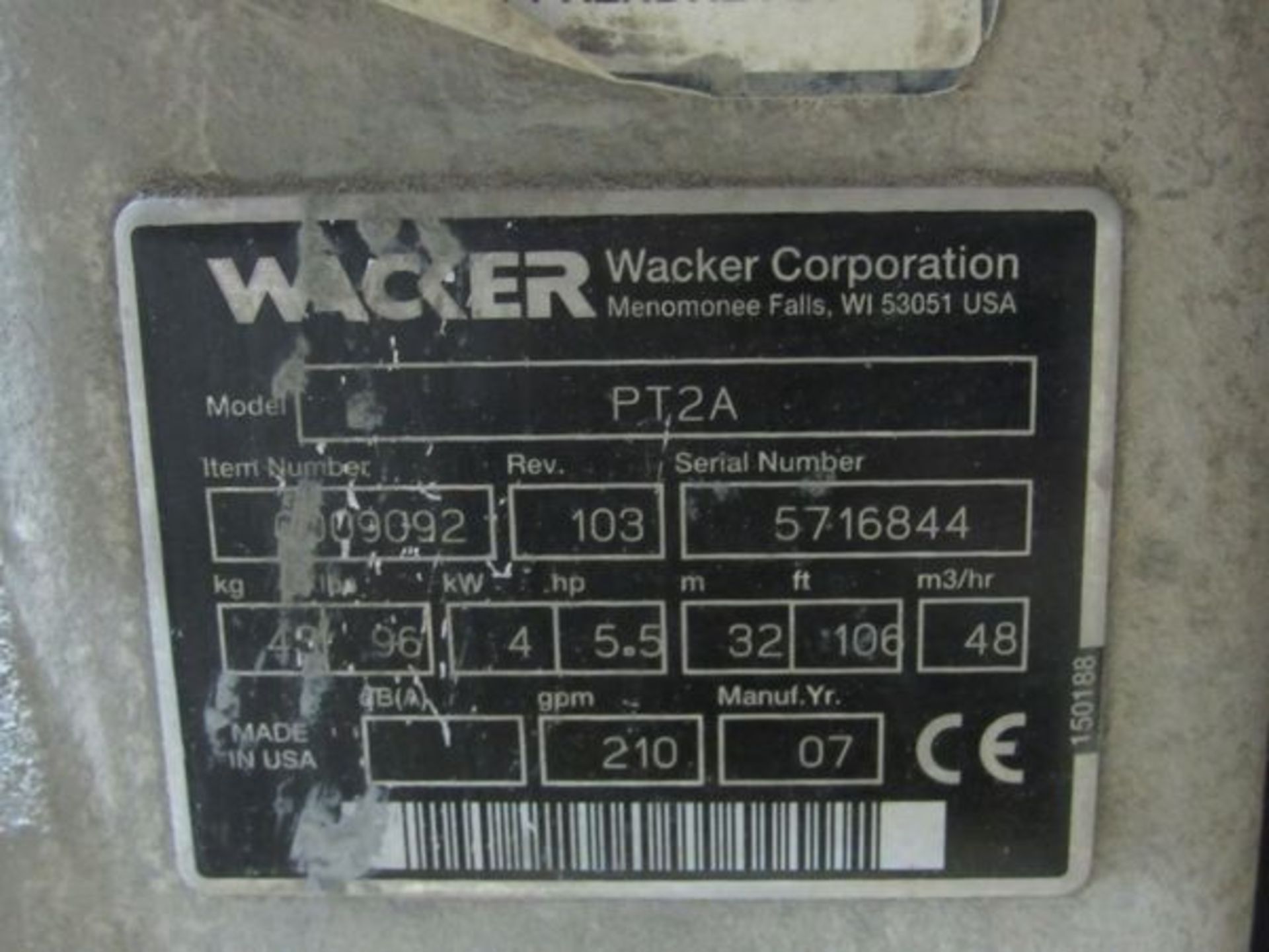 Wacker Neuson Pump- - Image 10 of 10