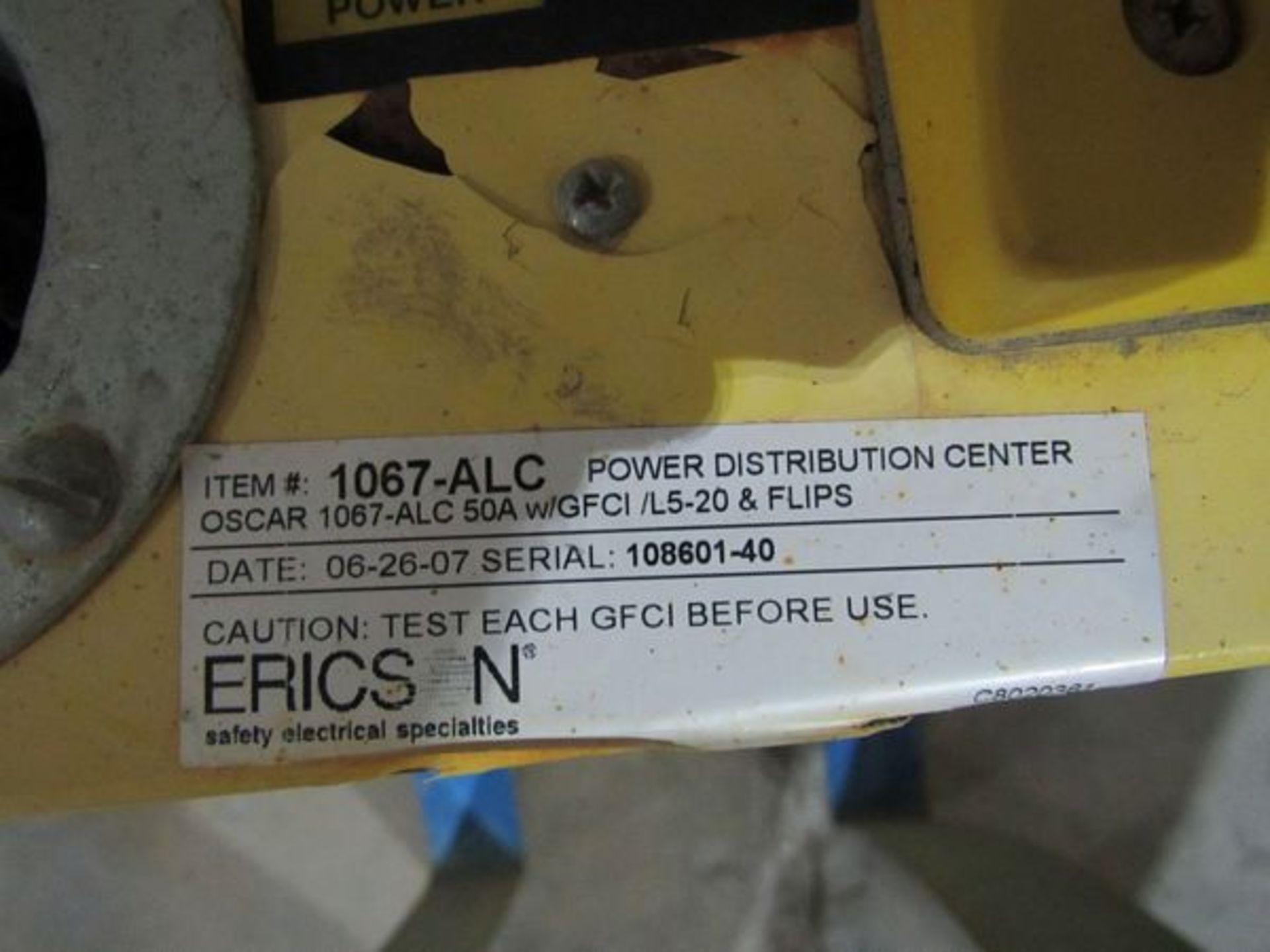 Ericson Temporary Power Distributor- - Image 10 of 10