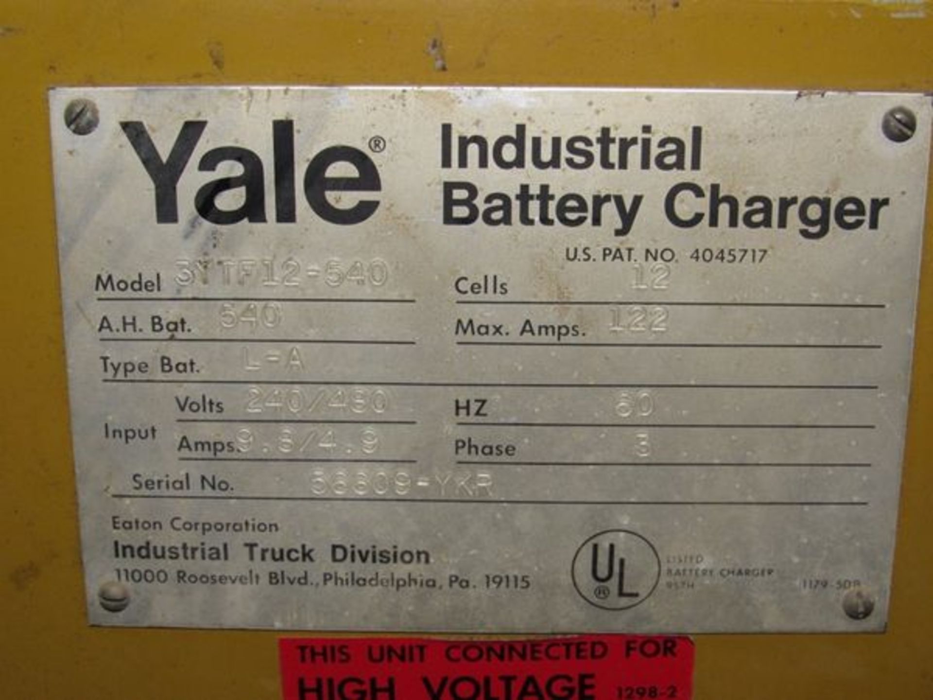 Industrial Battery Charger- - Image 4 of 5