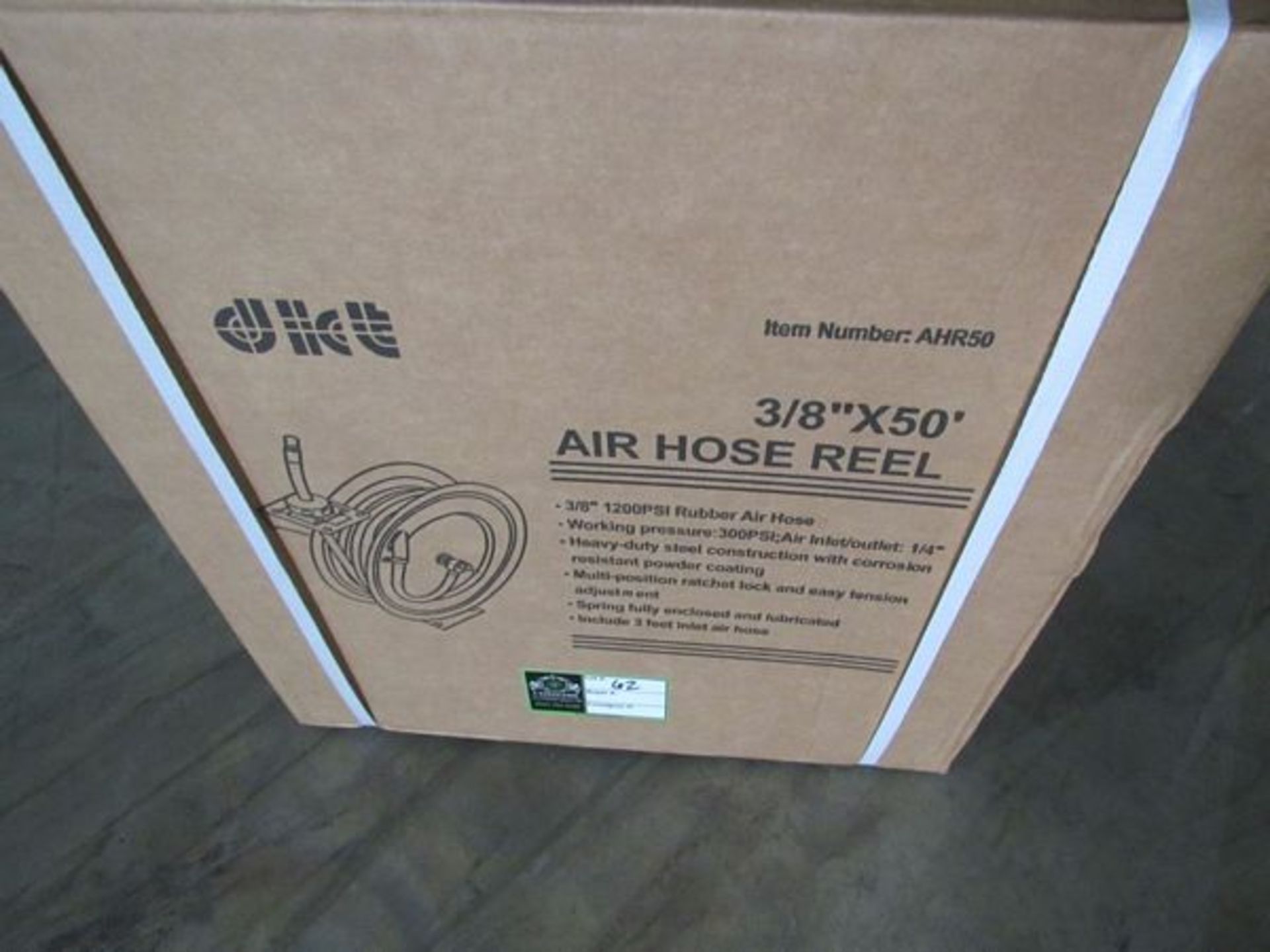 "NEW" Air Hose Reel- 3/8" x 50' 1200 PSI Hose - Bild 5 aus 8