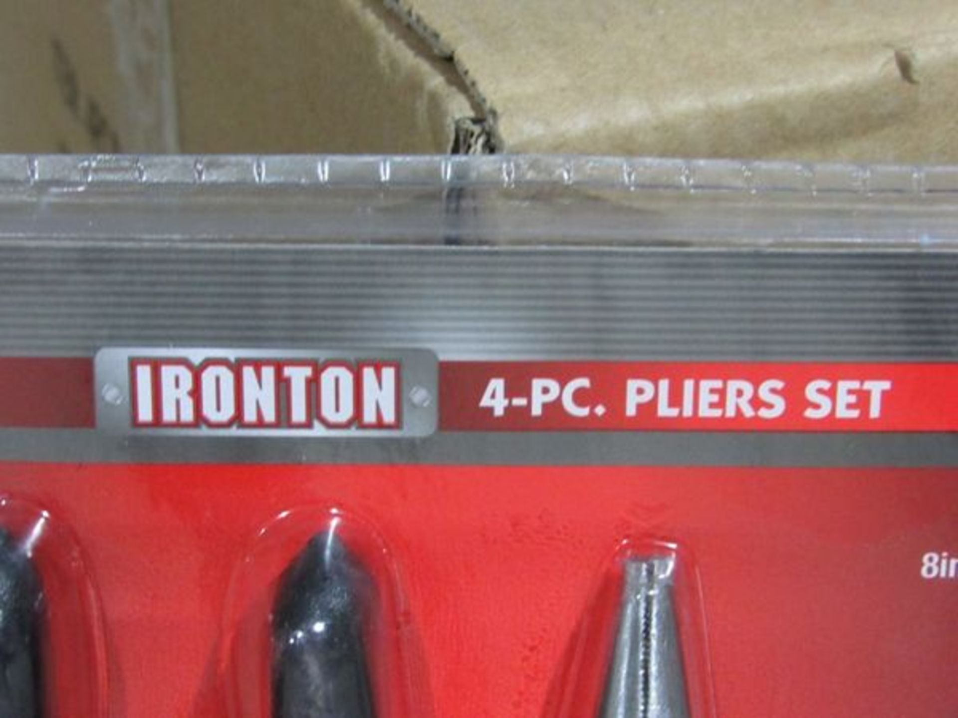 (qty - 10) 4-Piece Pliar Sets- MFR - Ironton (1) 8" Diagonal Cutting Pliars (1) 8" Linesman - Bild 6 aus 10