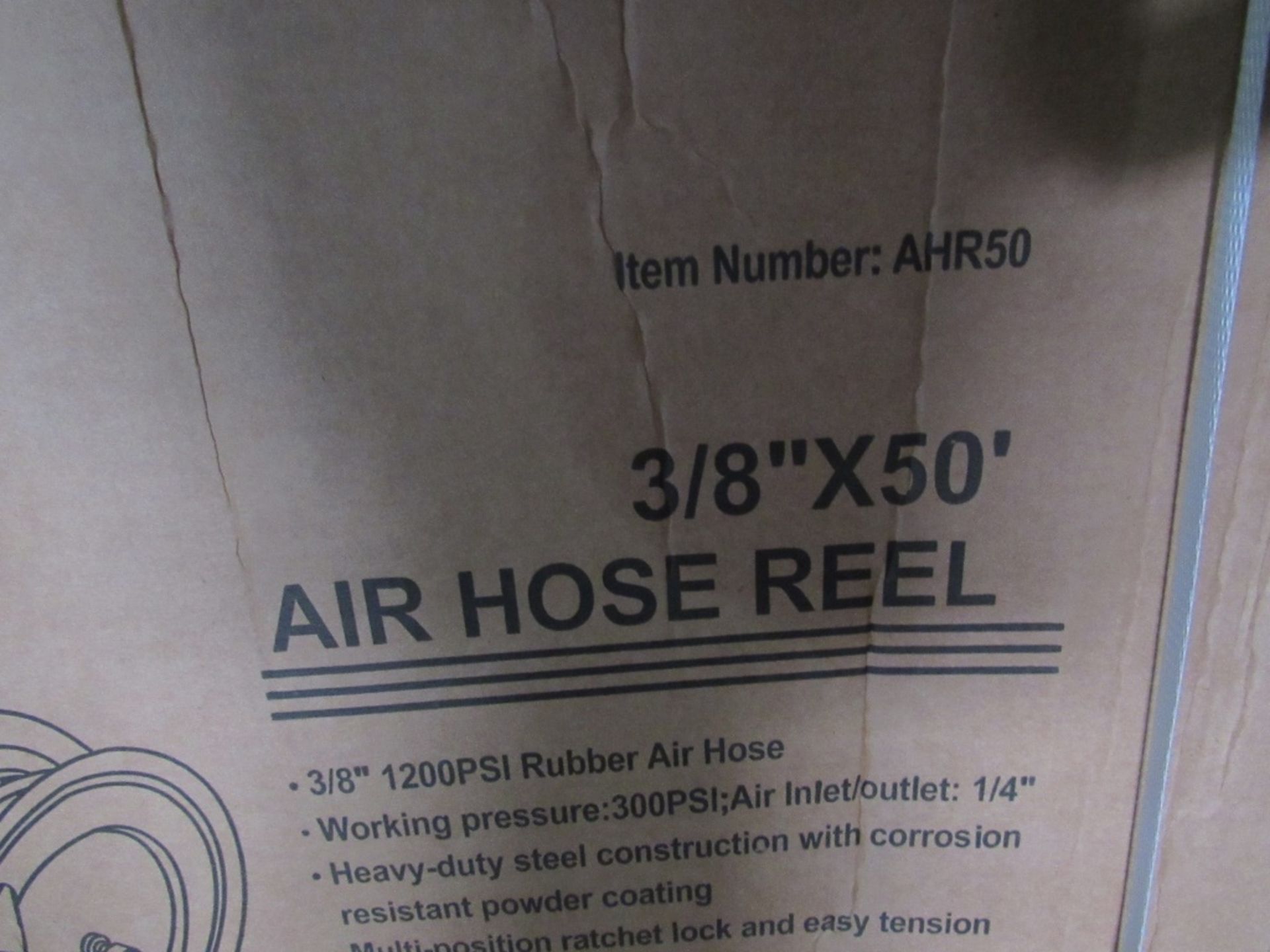 "NEW" Air Hose Reel- 3/8" x 50' 1200 PSI Hose - Bild 8 aus 9