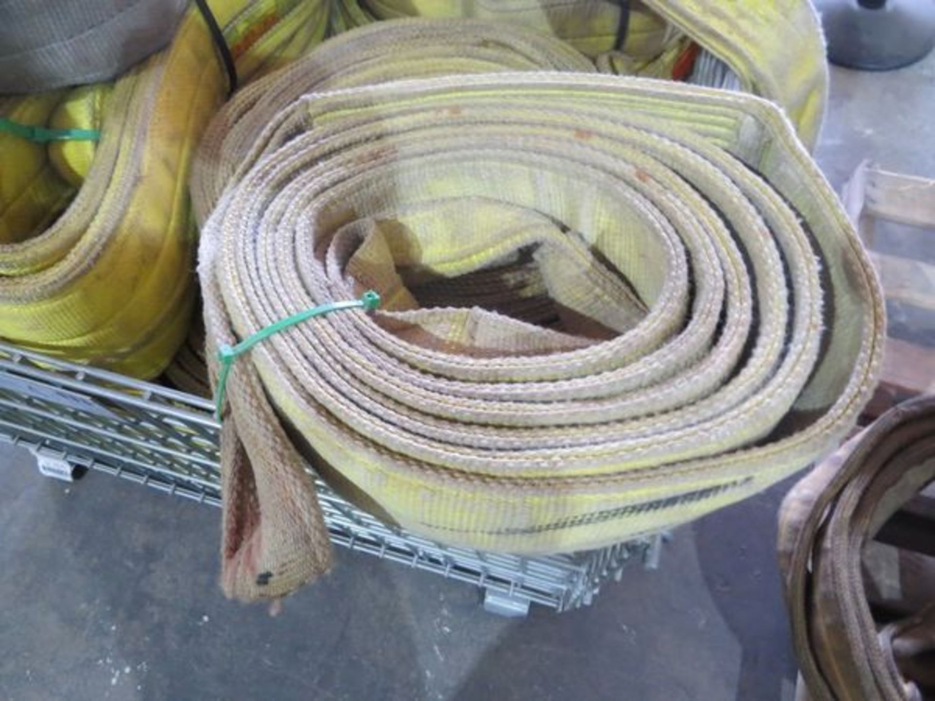 Assorted Nylon Lifting Slings- MFR - Liftall, QC21 4" Wide 12' Long **Basket SOLD Separately in - Image 4 of 7