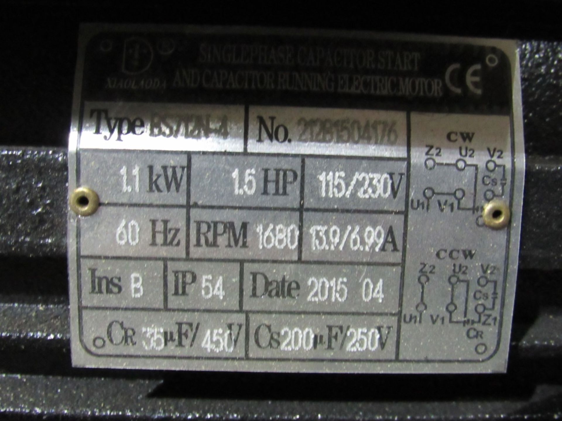 Metal Band Saw- MFR - Unknown Model - BS-712N 115/230 Volts 11 kW 1 Phase Overall Dimensions - 49" x - Bild 10 aus 11