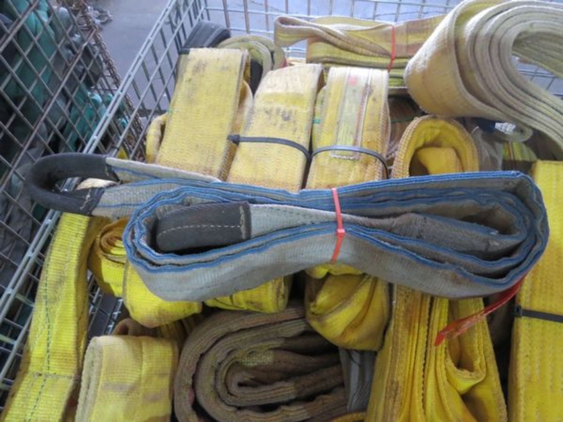 Assorted Nylon Lifting Slings- MFR - Liftall, QC21 Lengths Range From 4' to 10' 4" Wide **Basket - Image 5 of 8