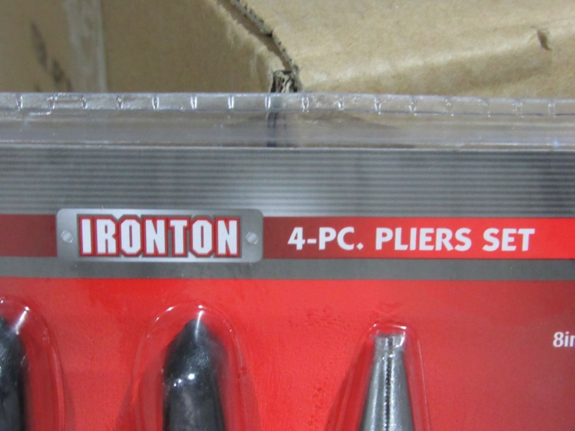 (qty - 10) 4-Piece Pliar Sets- MFR - Ironton (1) 8" Diagonal Cutting Pliars (1) 8" Linesman - Bild 5 aus 10