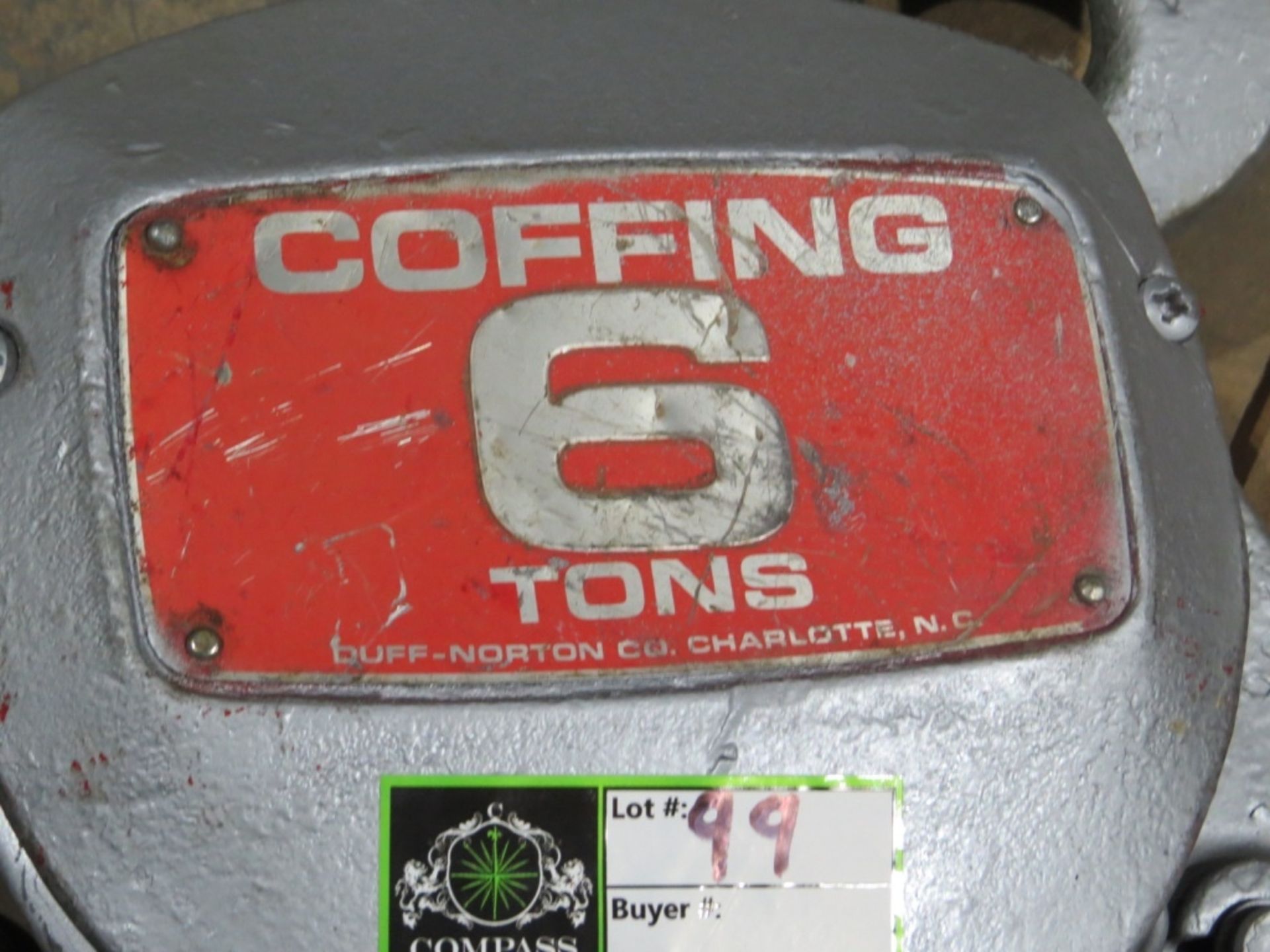 6 Ton Coffing Chain Hoist- MFR - Coffing 6 Ton - Bild 6 aus 7