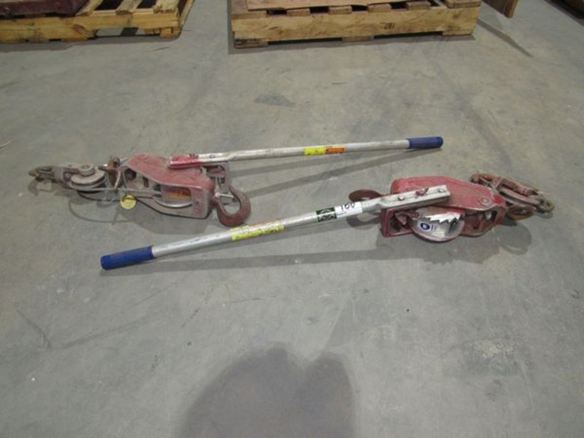 (qty - 2) Lincoln Cable Hoist- MFR - Lincoln Hoists 2,000 Lb Cap - Bild 3 aus 9