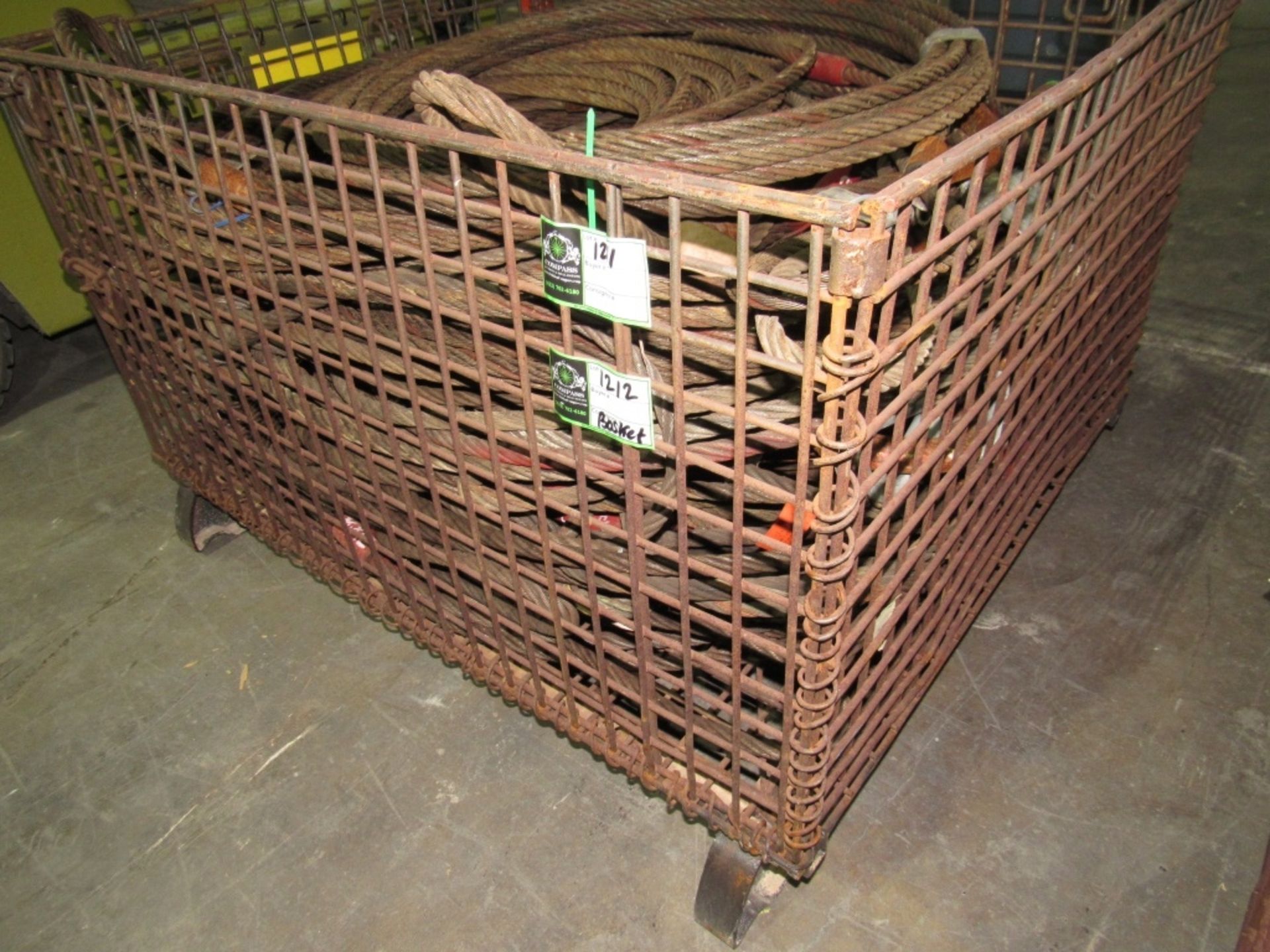 Warehouse Basket- MFR - Unknown 48" x 40" x 31" **Contents SOLD Separately in Lot #1211**