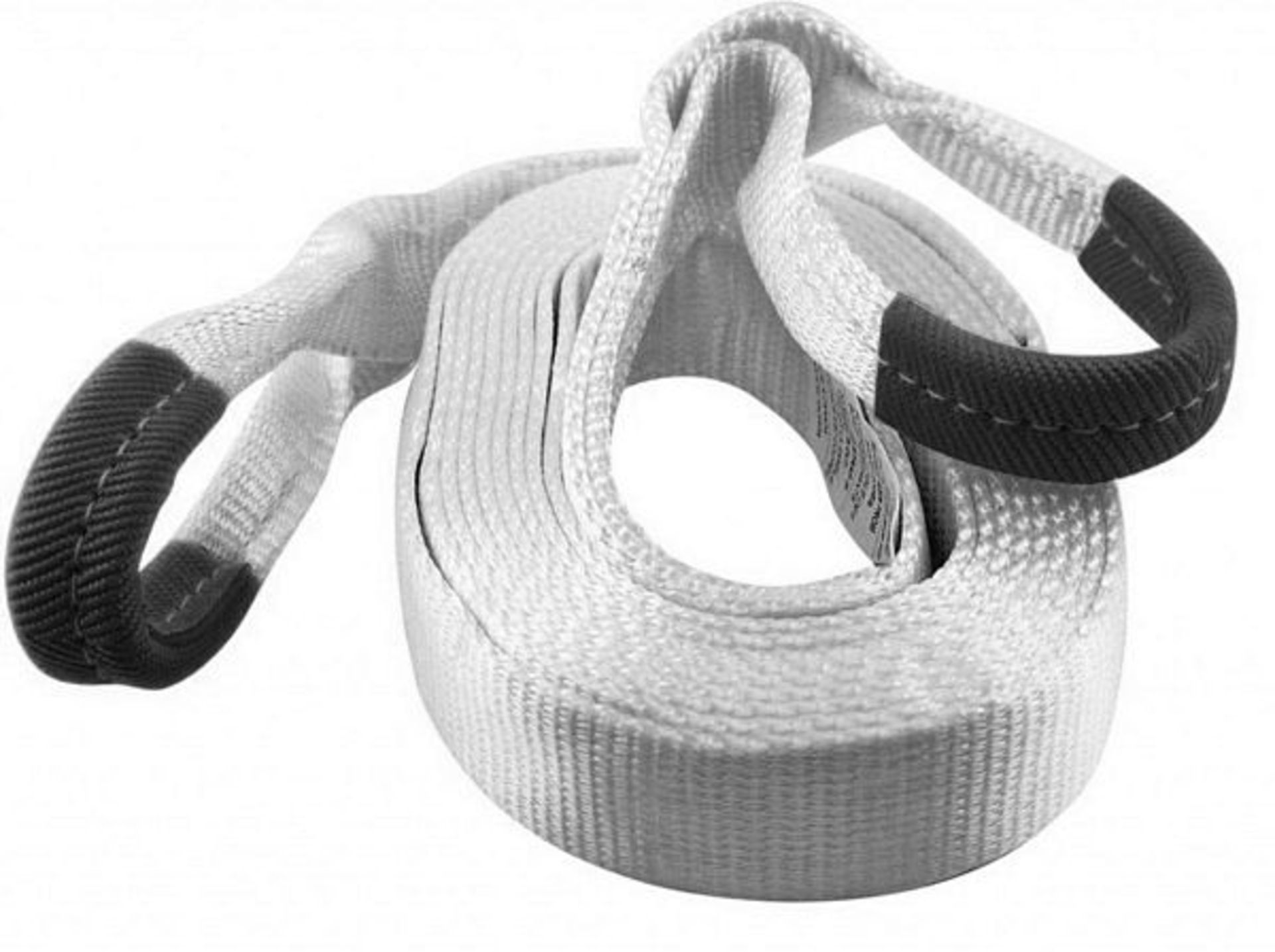 "NEW" (qty - 4) Heavy Duty Tow Strap- 3" x 30' 27,000 Lb Breaking Strength 13,500 Max Vehicle Weight - Bild 3 aus 6