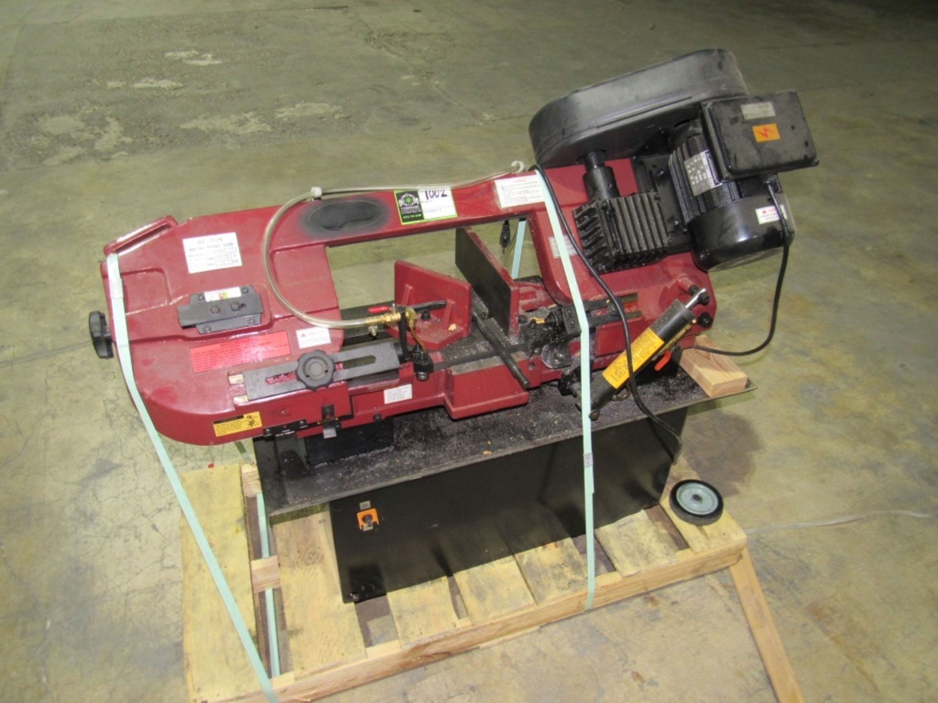 Metal Band Saw- MFR - Unknown Model - BS-712N 115/230 Volts 11 kW 1 Phase Overall Dimensions - 49" x