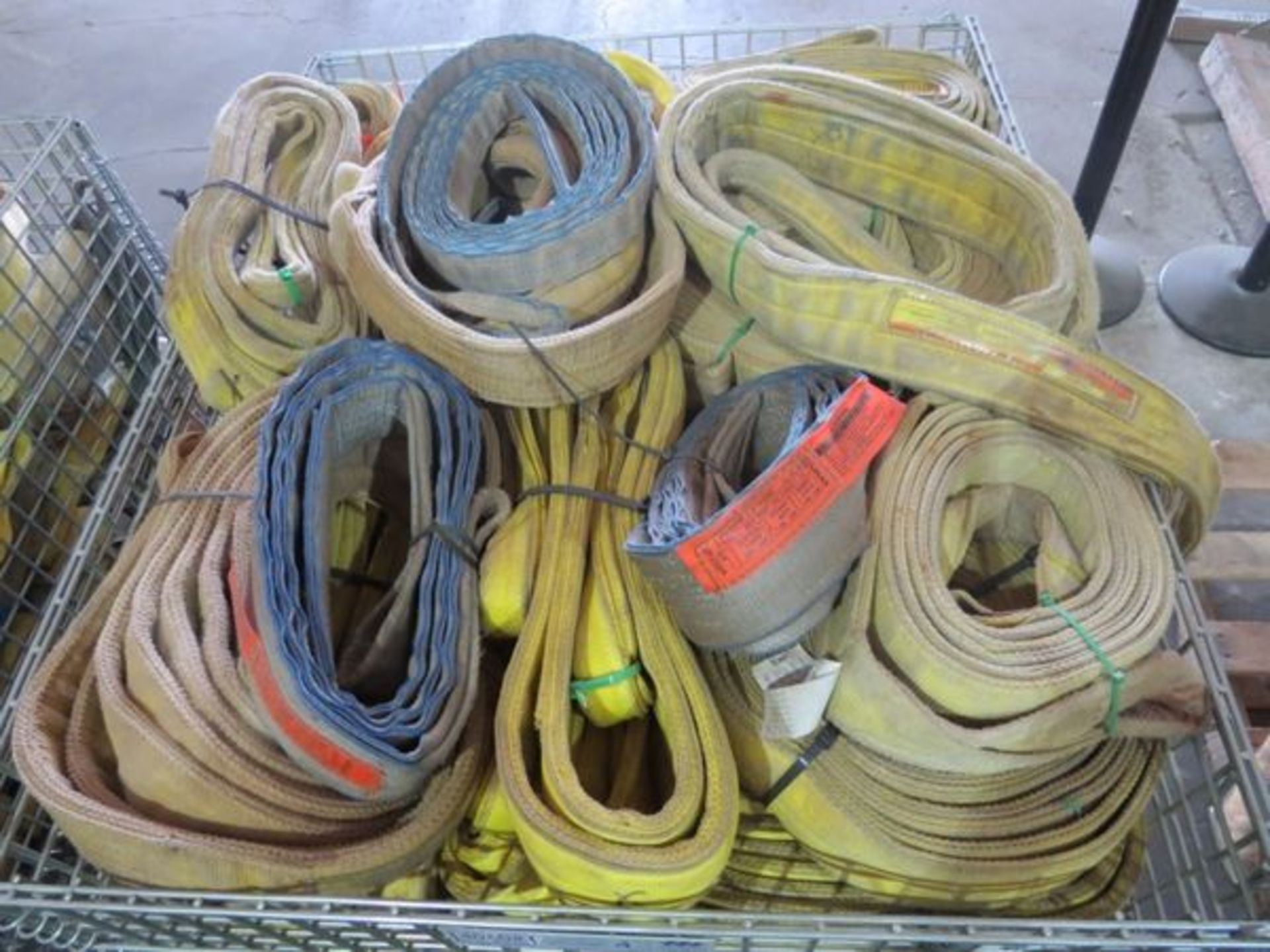 Assorted Nylon Lifting Slings- MFR - Liftall, QC21 4" Wide 12' Long **Basket SOLD Separately in - Image 2 of 7