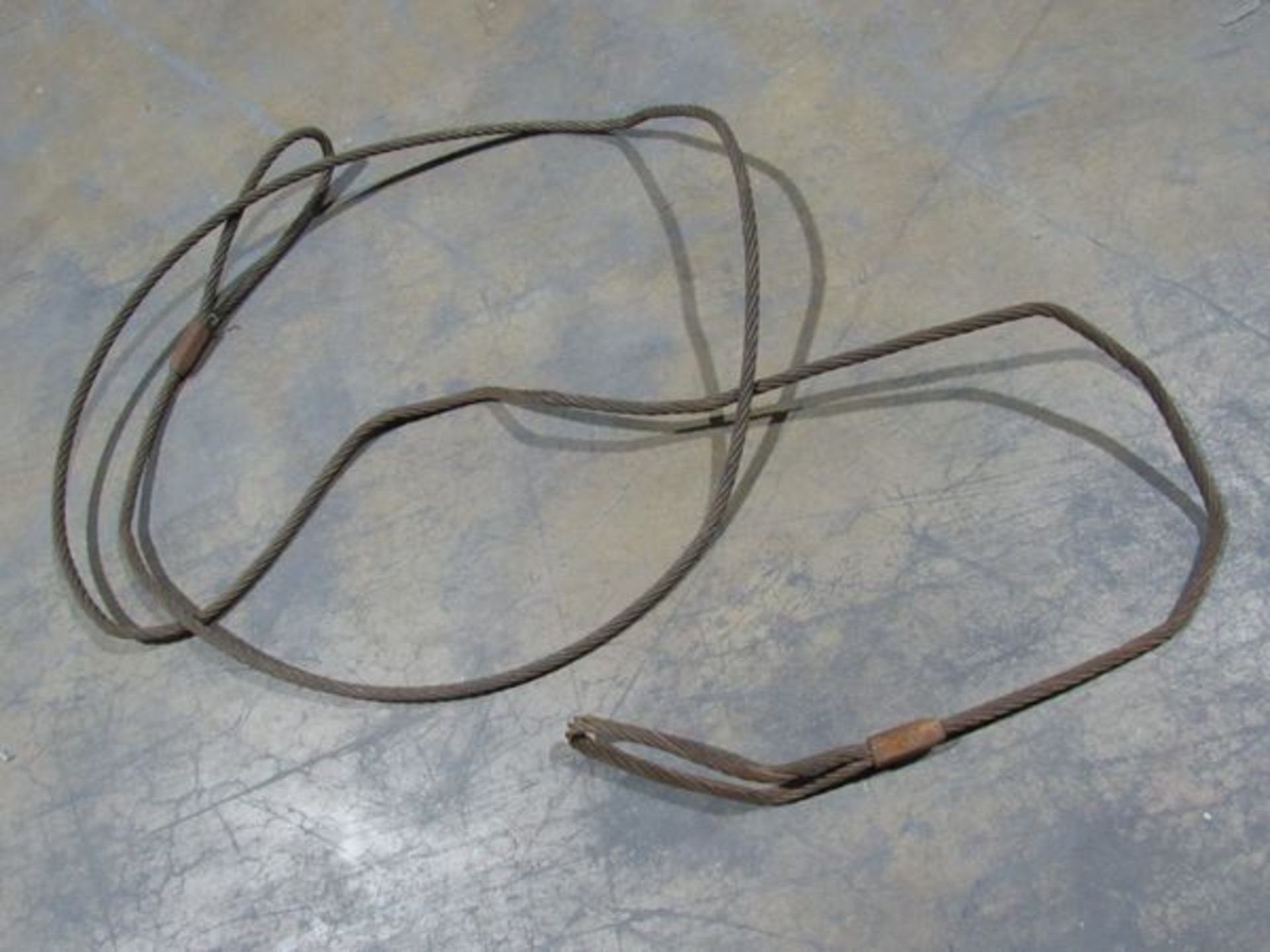 Assorted Braided Steel Lifting Slings- MFR - Total Tool, Lindi Sling Sizes Range From 3/8" to 1" - Image 4 of 20