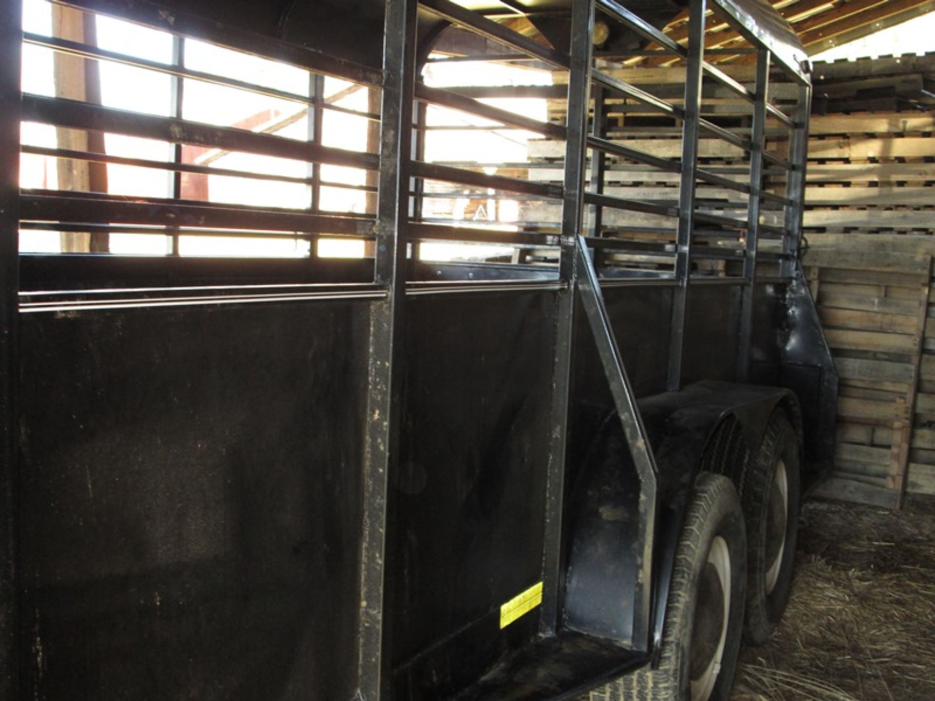 1988 Trai 20' steel livestock trailer vin# NCX701068 - Image 4 of 8