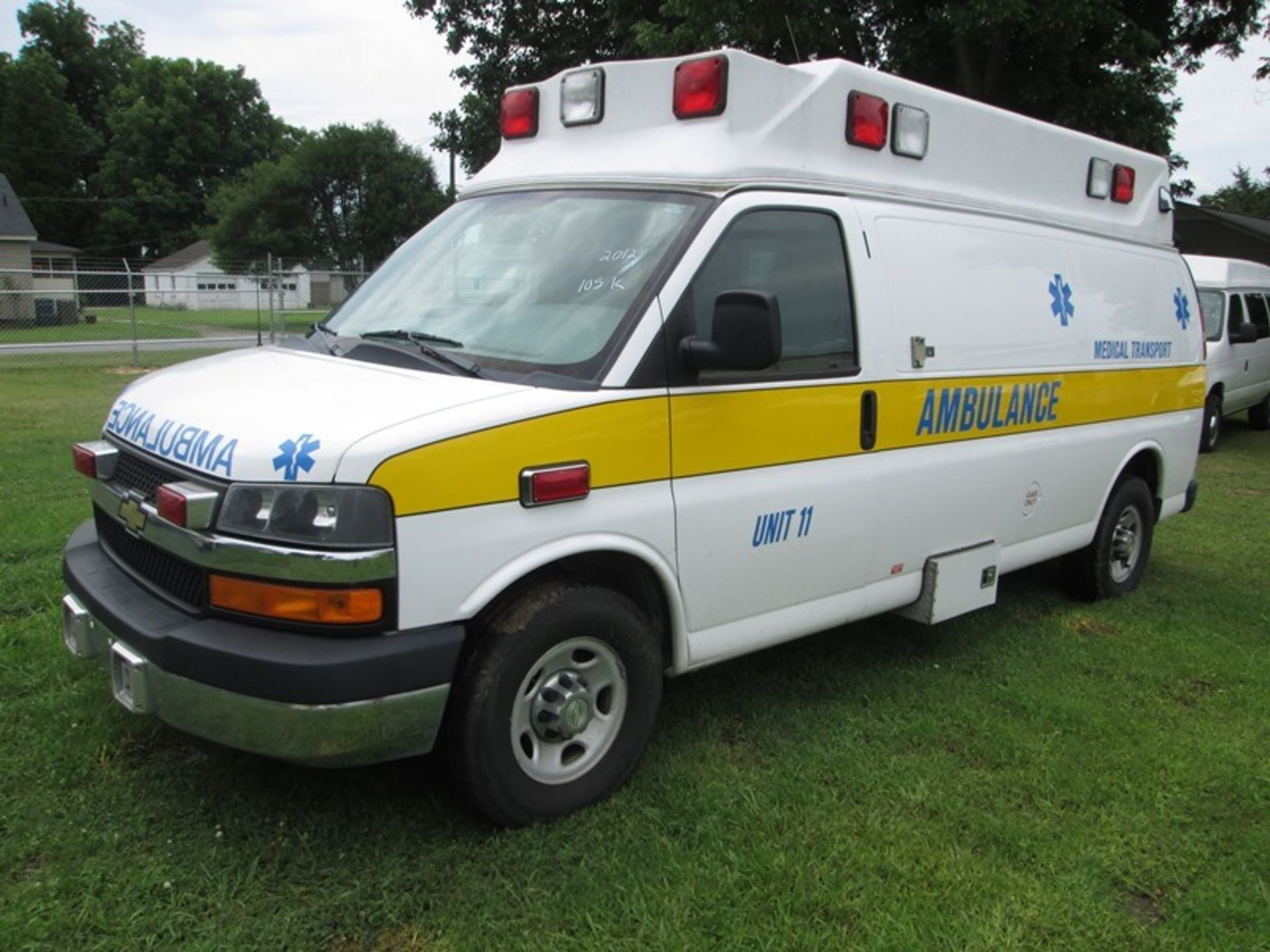 2012 CHEVROLET 6.0L GAS 105,910 MILES SJC VAN AMBULANCE VIN# 1GBZGUCG2C1141173