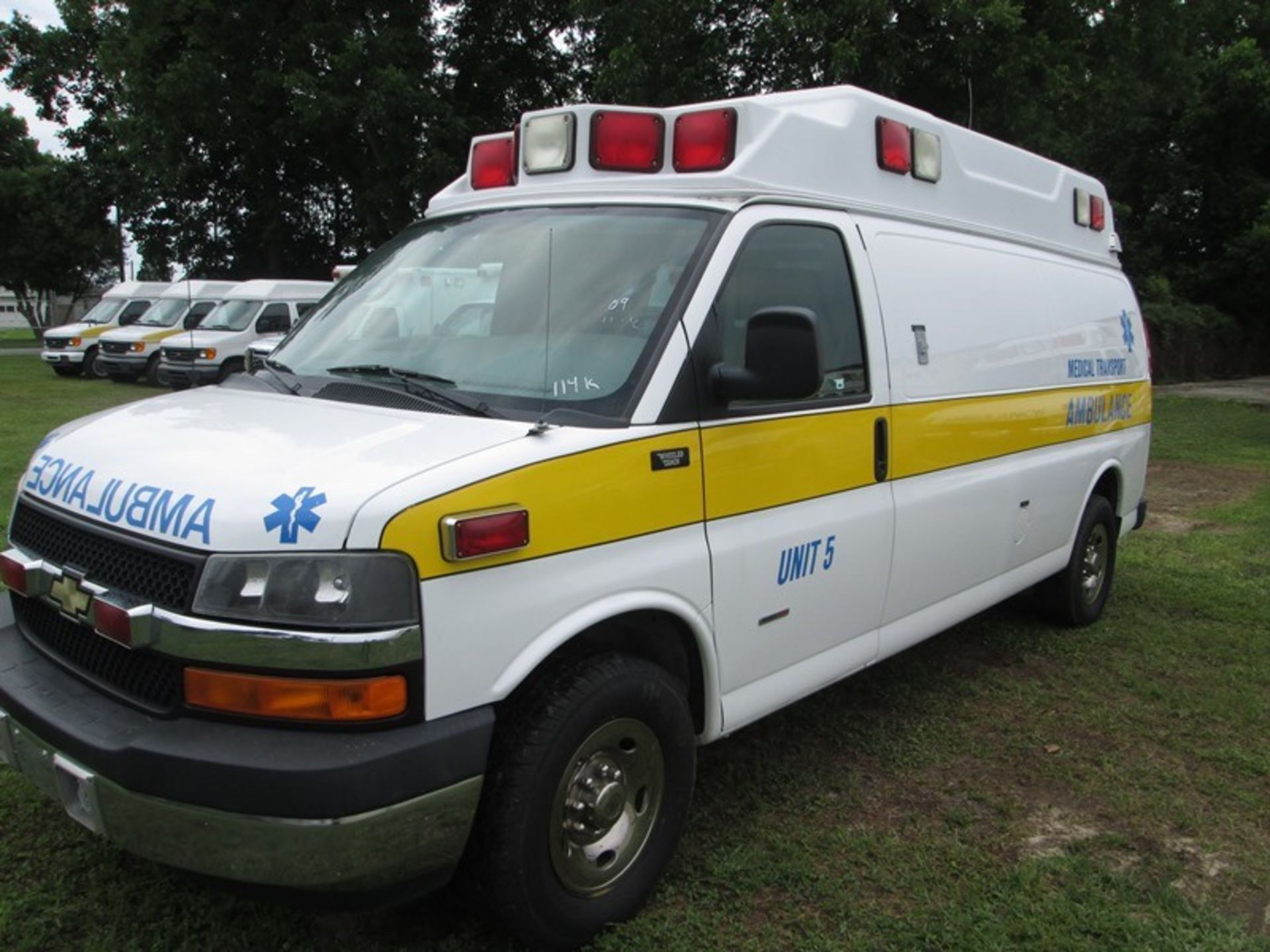 2009 CHEVROLET DIESEL 114,299 MILES WHEELED COACH CRUSADER AMBULANCE VIN# 1GBHG396791143613