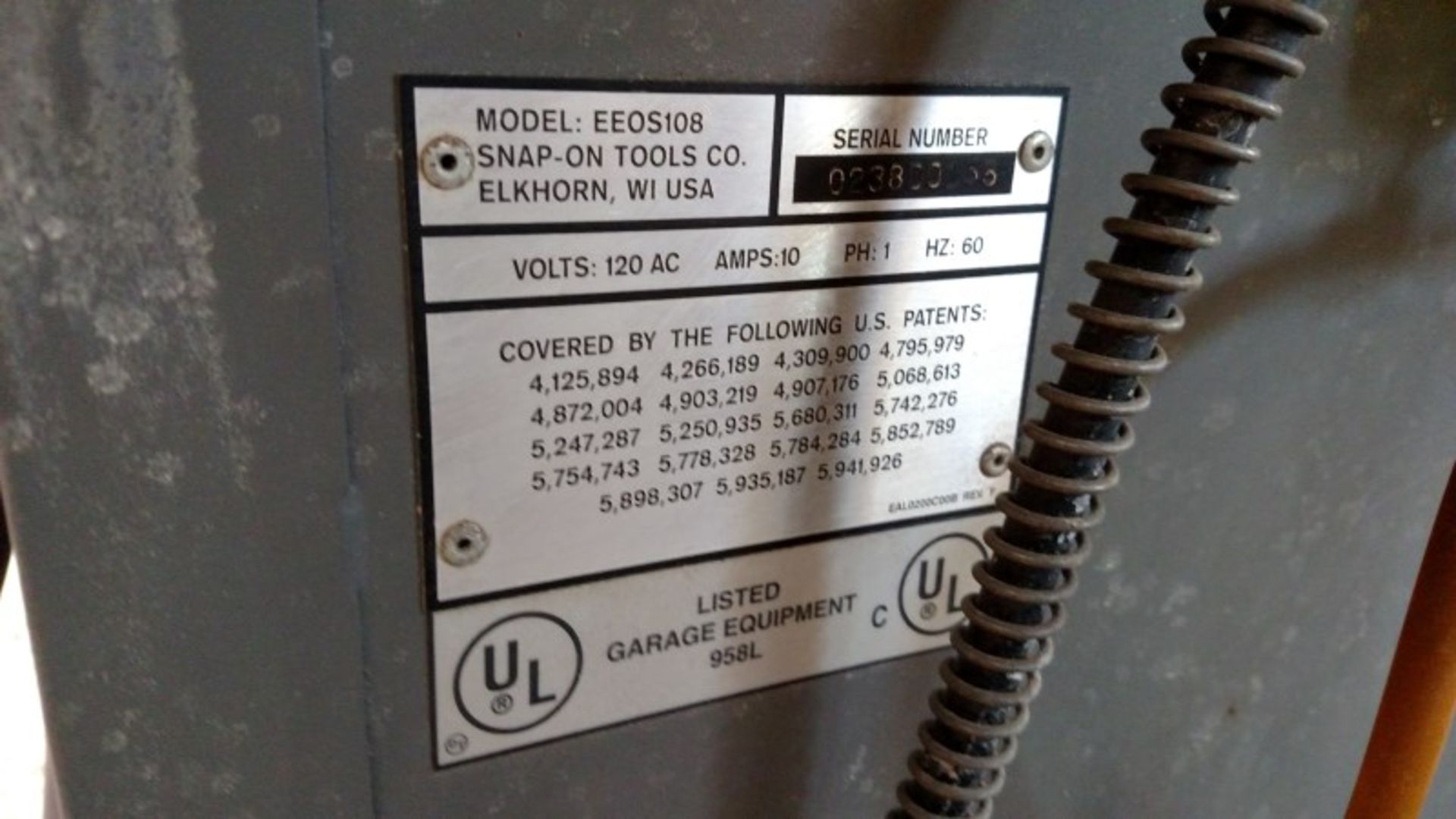 Sun Machine 450 Analyzer, Model EEOS108 - Image 3 of 3