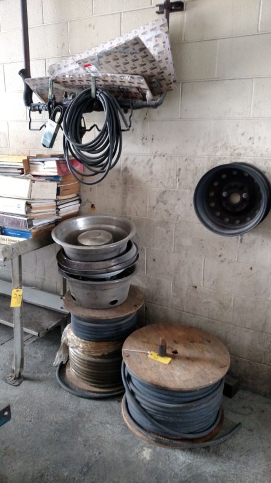 (2) Heater Hose Reels, etc. (Selling as 1 Lot)