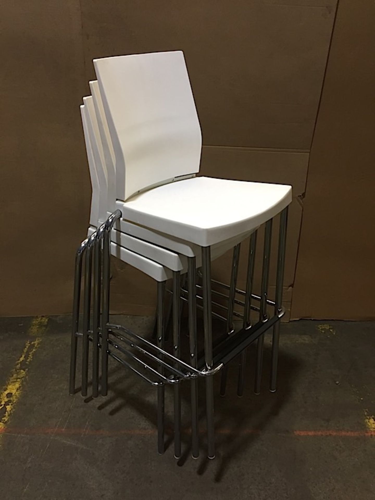 PLASTIC CHAIRS (BIDDING IS PER CHAIR MULTIPLIED BY 4)