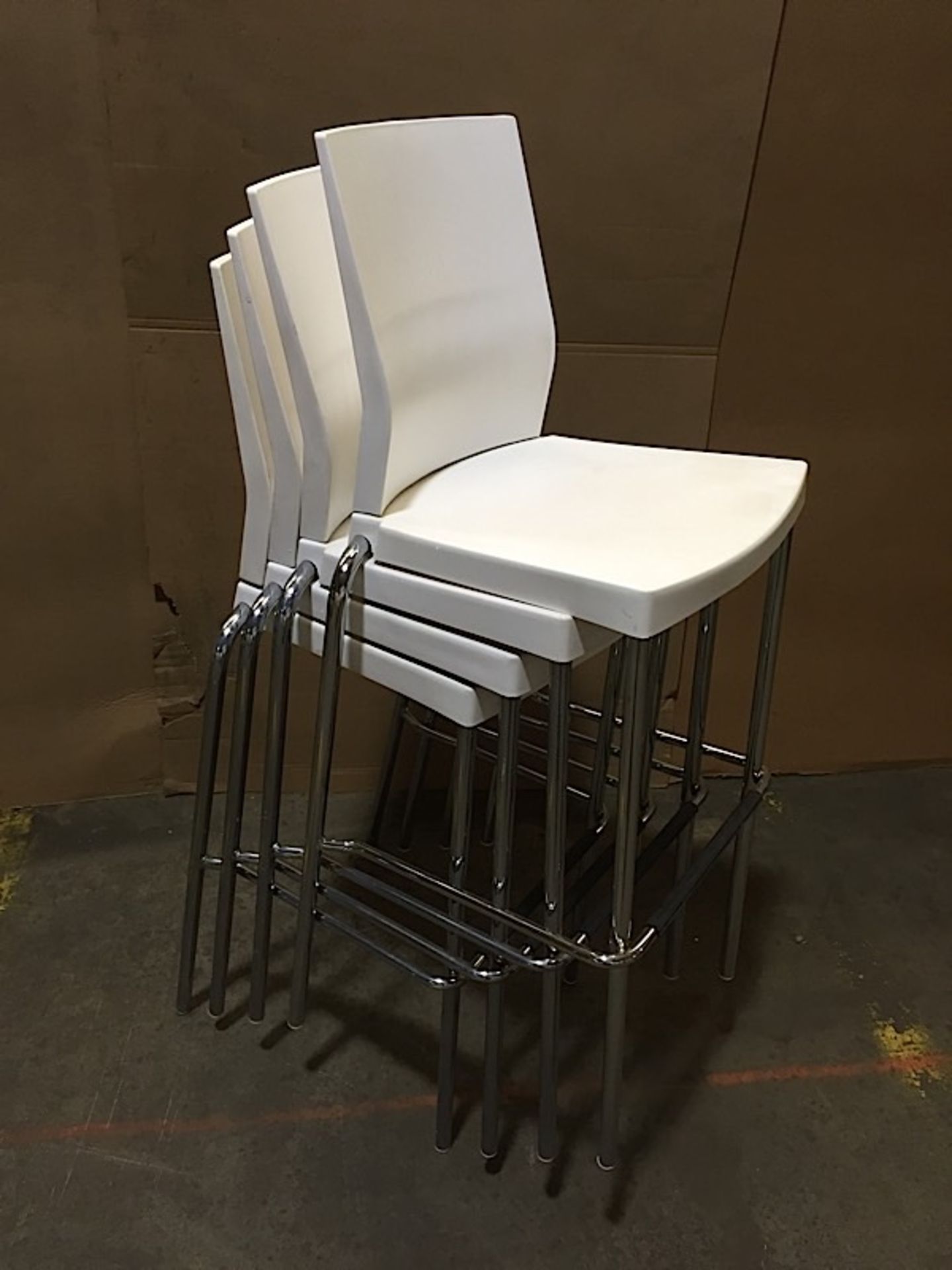 PLASTIC CHAIRS (BIDDING IS PER CHAIR MULTIPLIED BY 4)