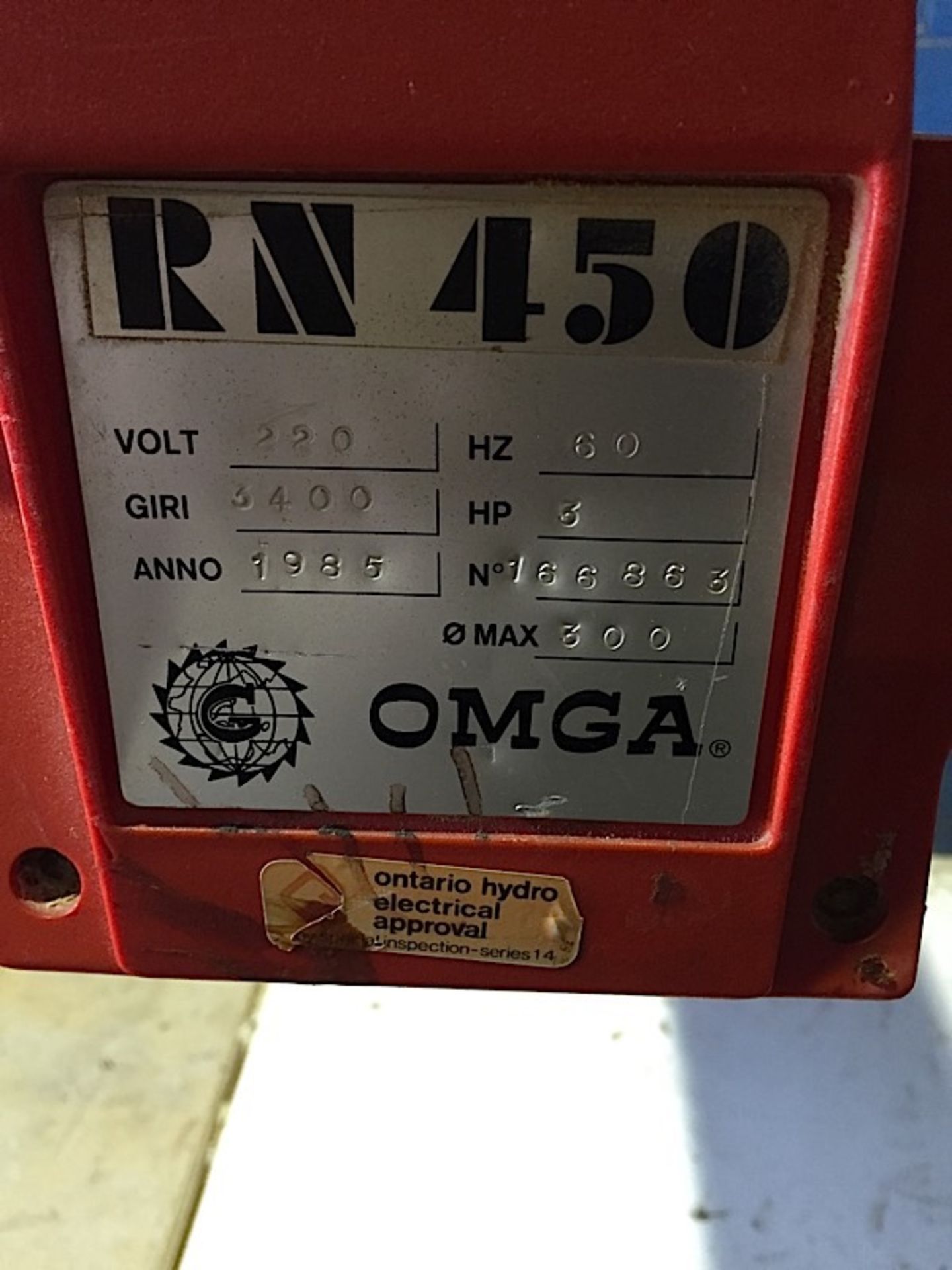 OMGA RADIAL ARM SAW - Image 2 of 3