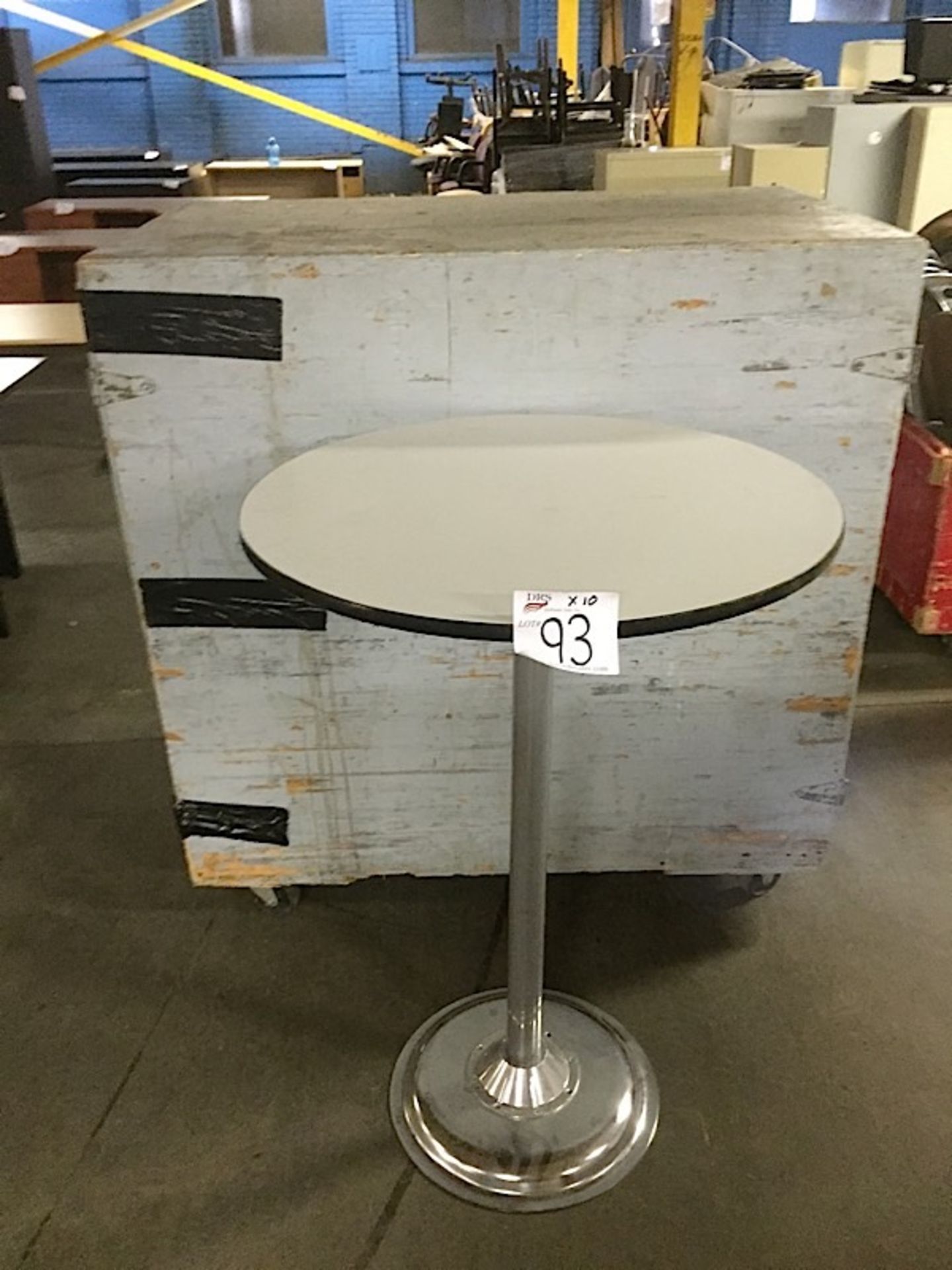 TRADE SHOW TABLES (THEY BREAK DOWN INTO 3 PIECES EASILY) (BIDDING PER TABLE, MULTIPLIED BY