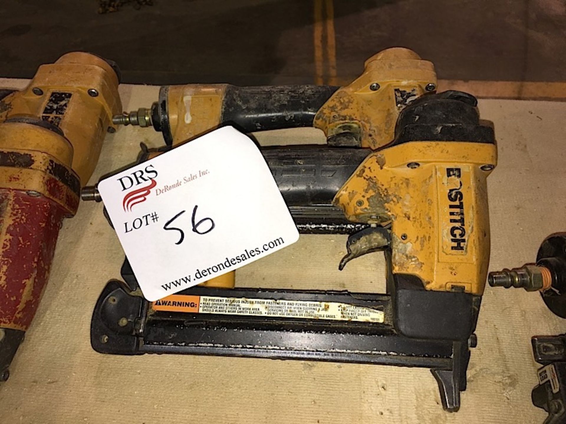 PNEUMATIC STAPLER (BIDDING IS PER CLAMP MULTIPLIED BY NUMBER OF CLAMPS)