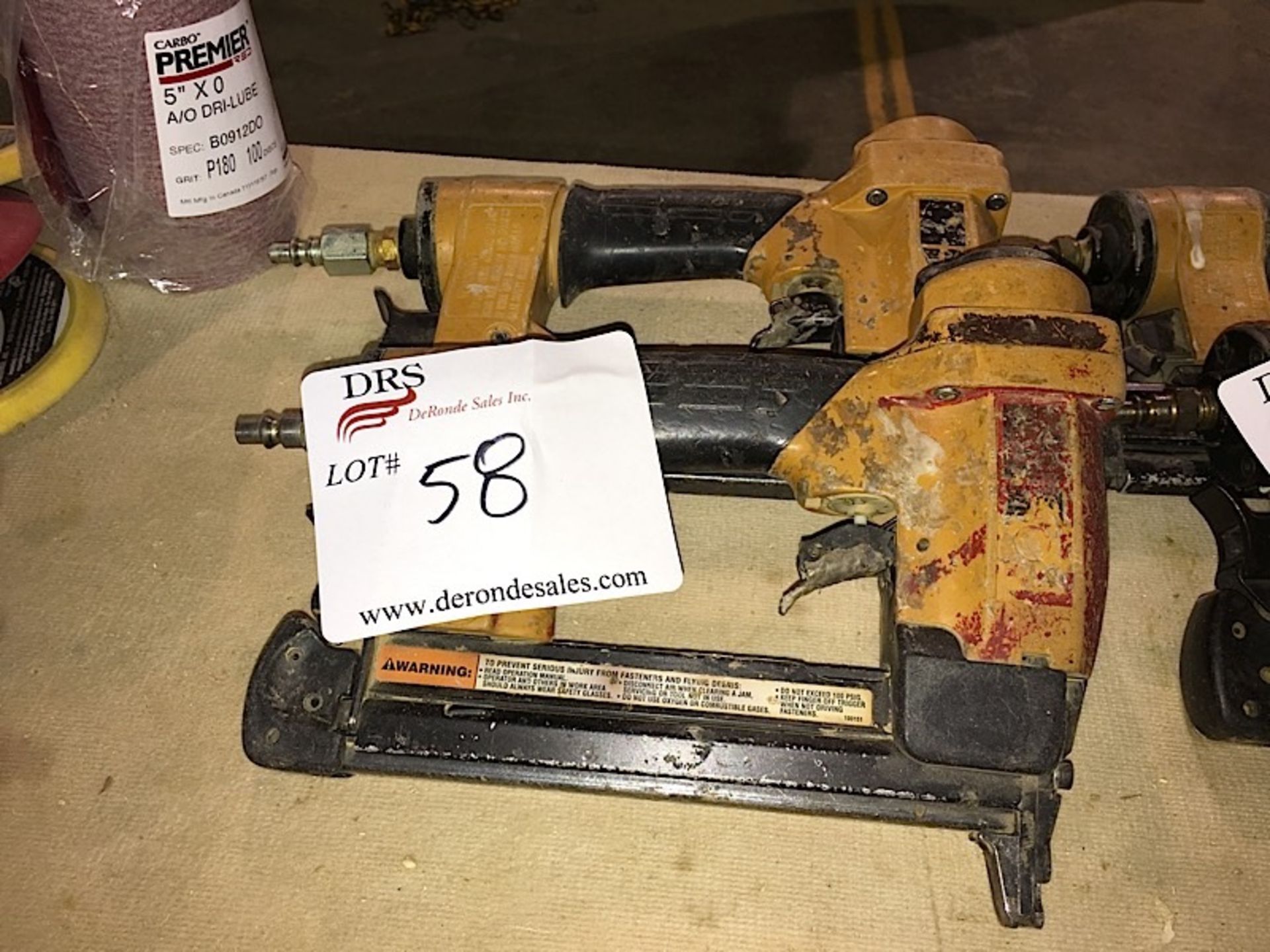 PNEUMATIC STAPLER (BIDDING IS PER CLAMP MULTIPLIED BY NUMBER OF CLAMPS)